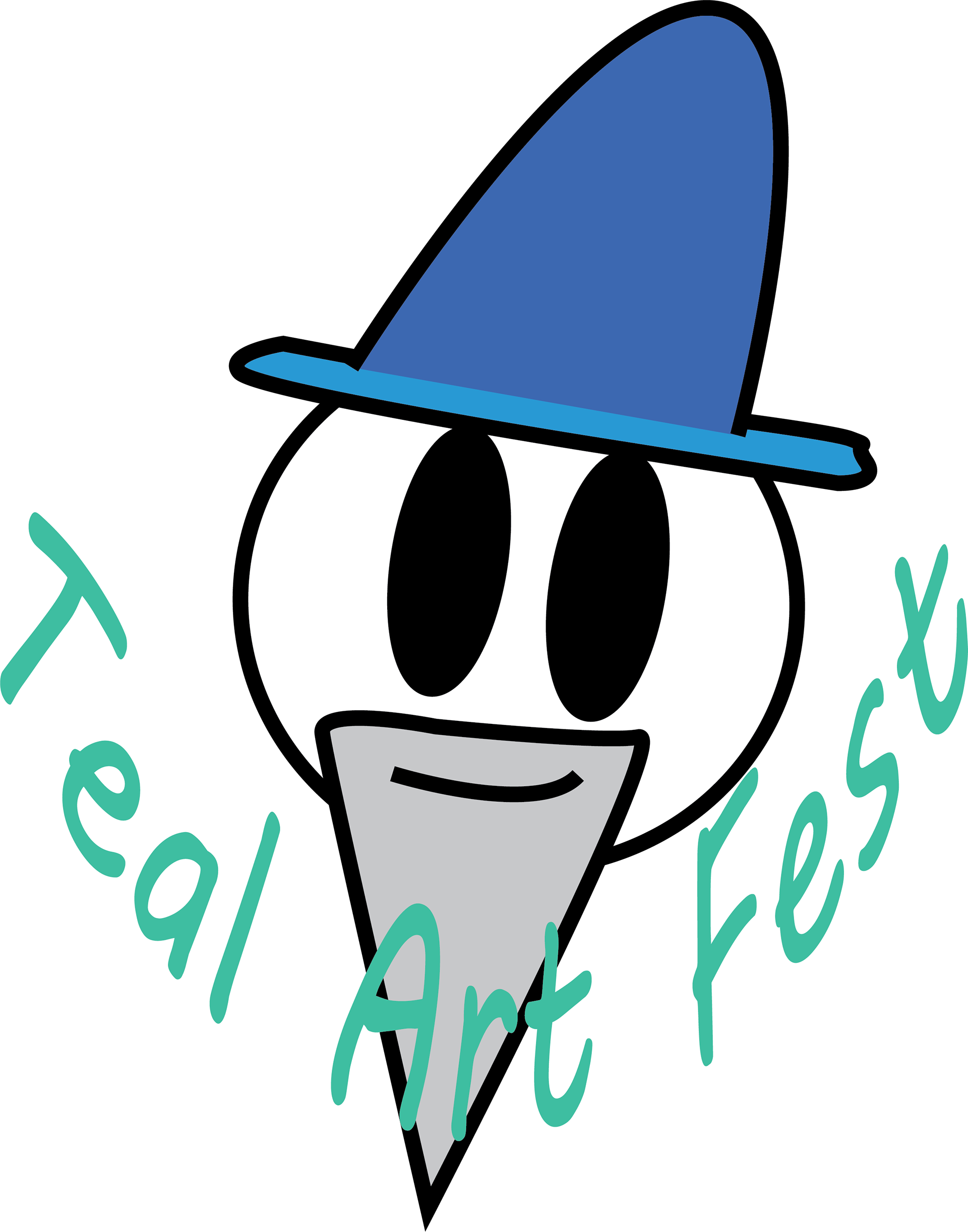 JONAH BASALLA_WIZARD HEAD - TEAL ART FEST DESIGN PROJECT