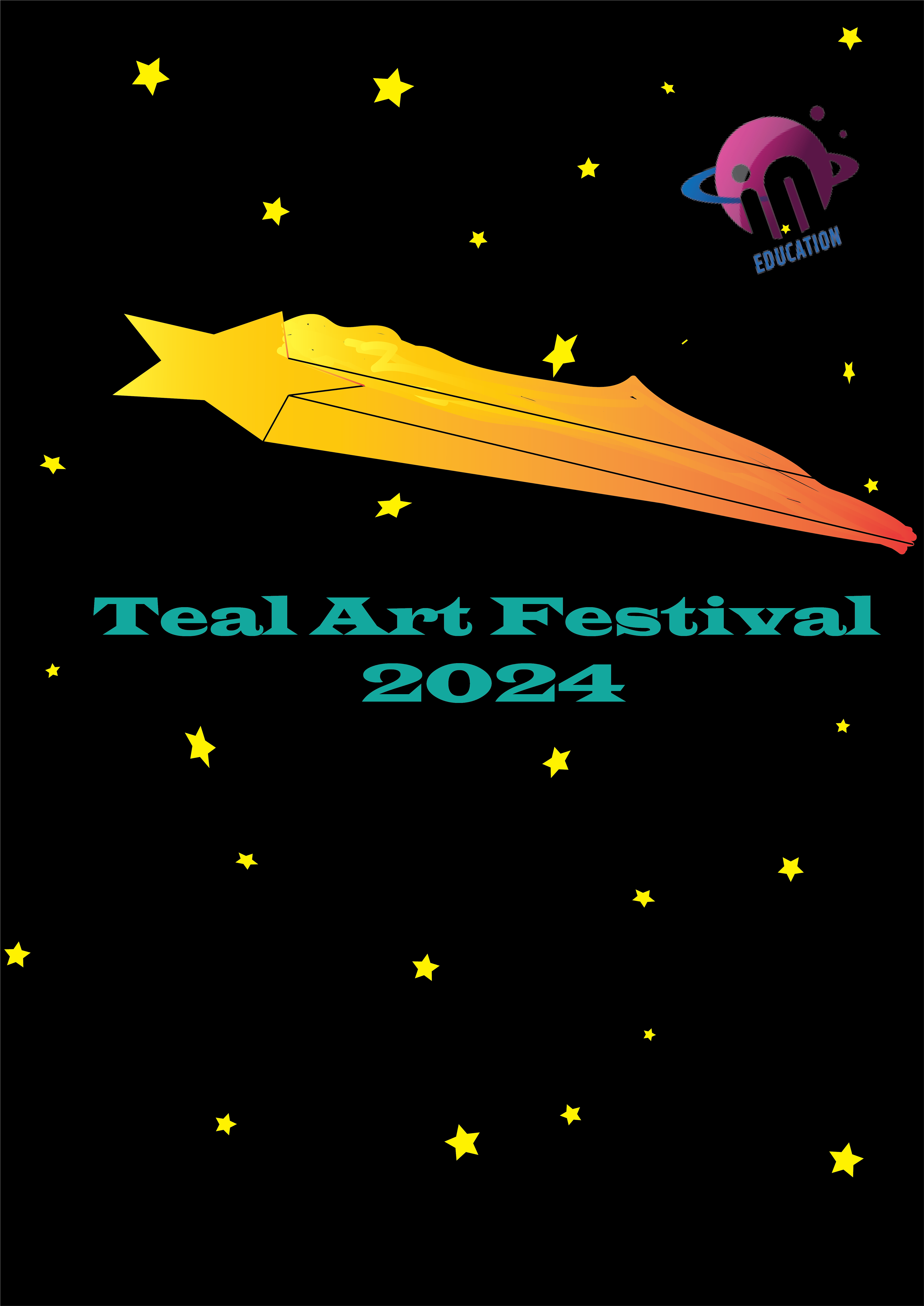 JAMISON GRIFFITH_SHOOTING STARS - TEAL ART FEST DESIGN PROJECT