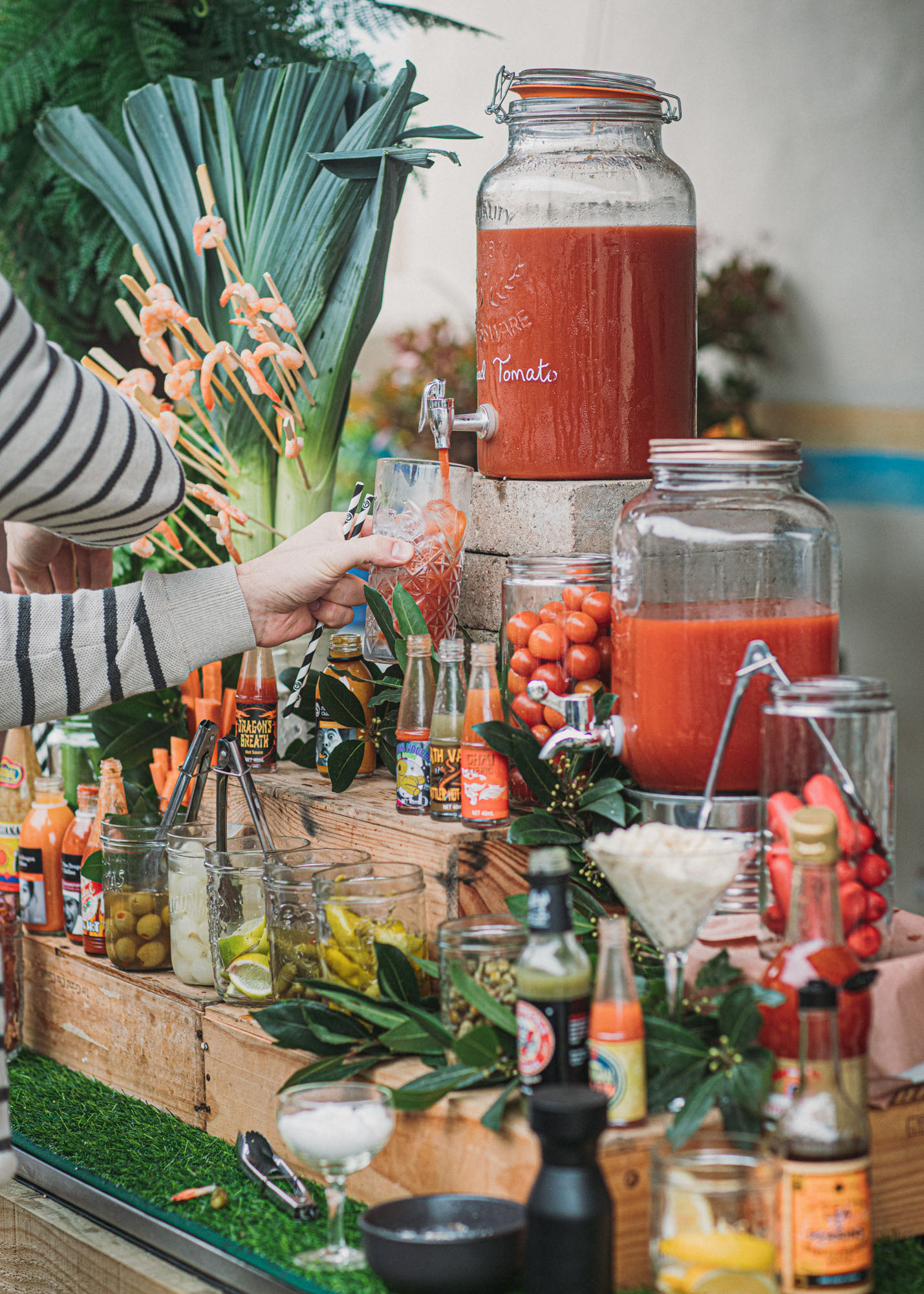 Bloody Marys on tap