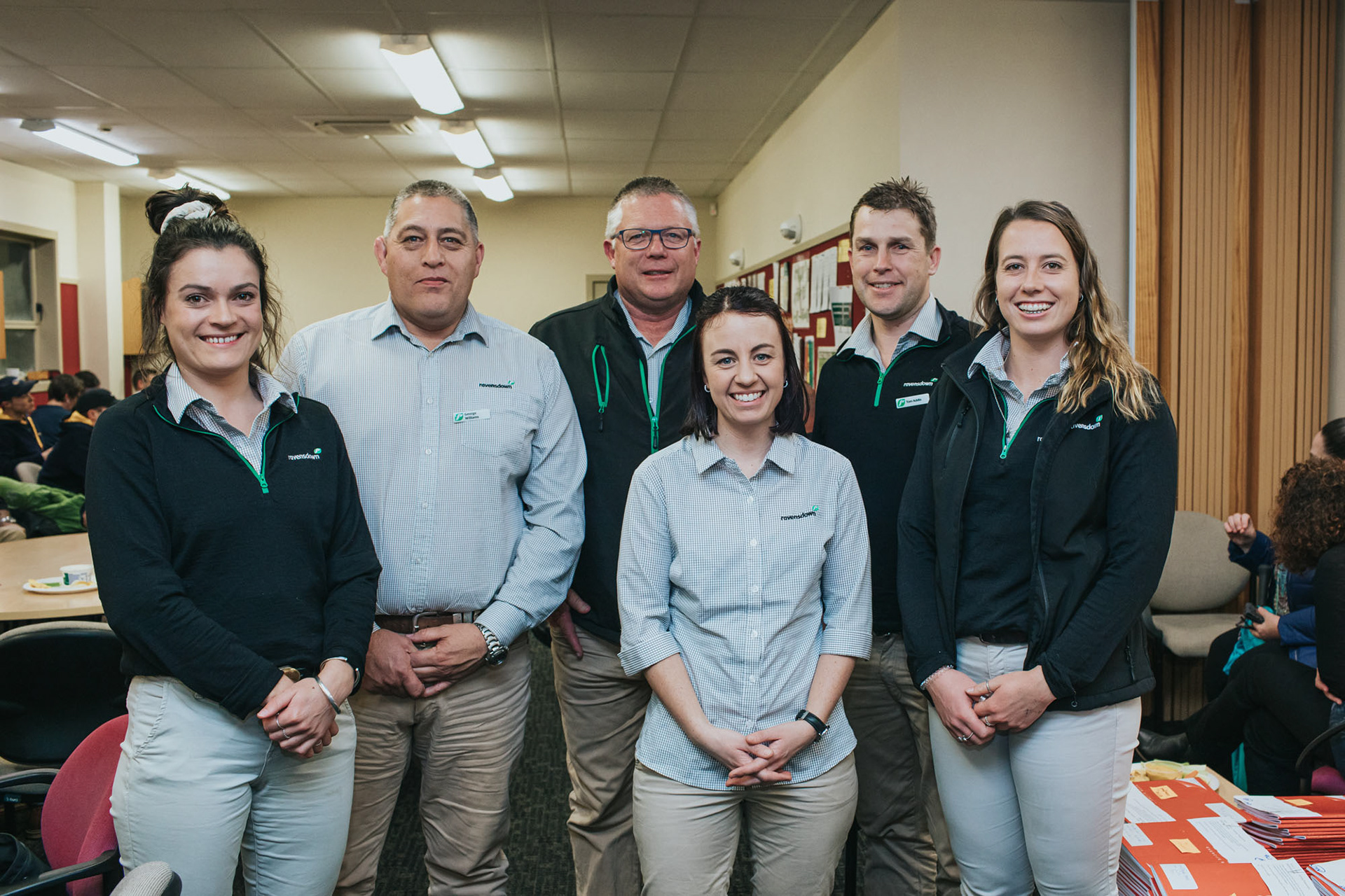 A meet and greet with sponsors and families of the Junior Young Farmer of the Year teams