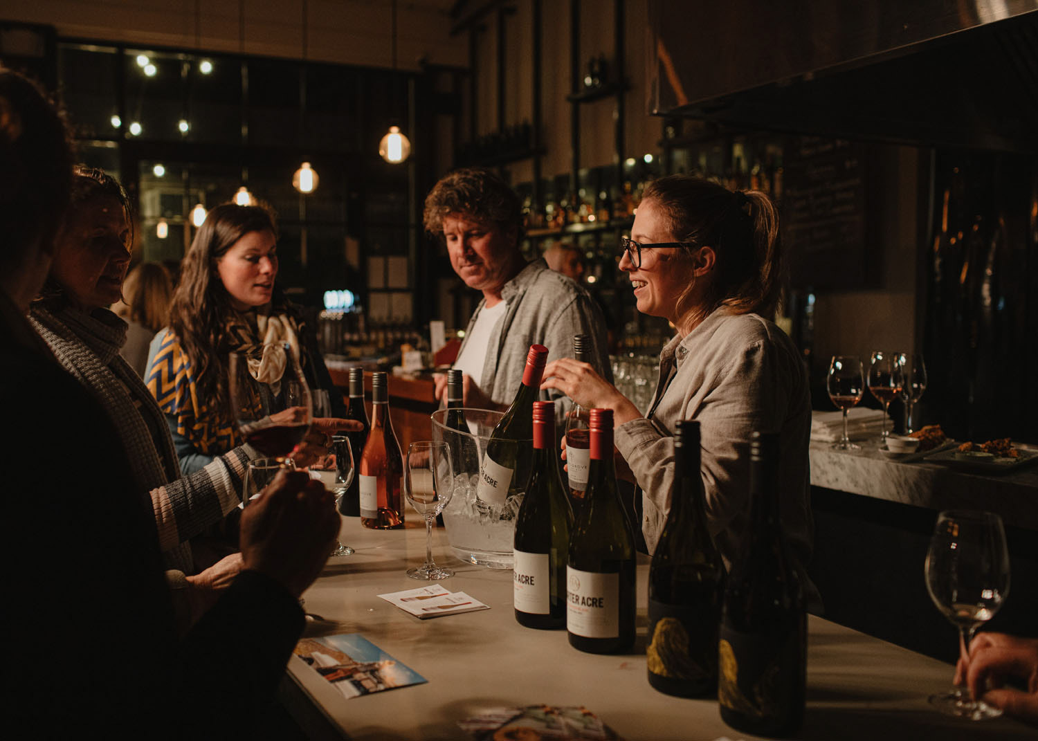 Hawke's Bay Winegrowers Association's Winter Wine Walk event in Napier - wine tastings at Monica Loves by Te Awanga Estate