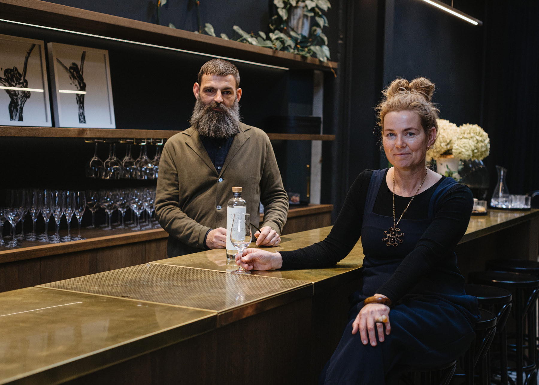 David Ramonteu and Kate Galloway - owners of the Hastings Distillers Tasting Room
