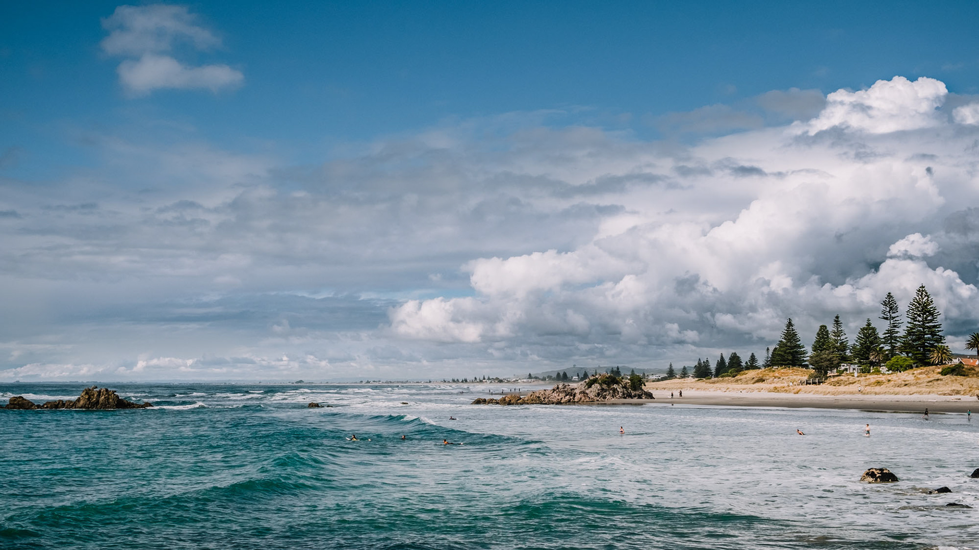 Mount Maunganui beach view