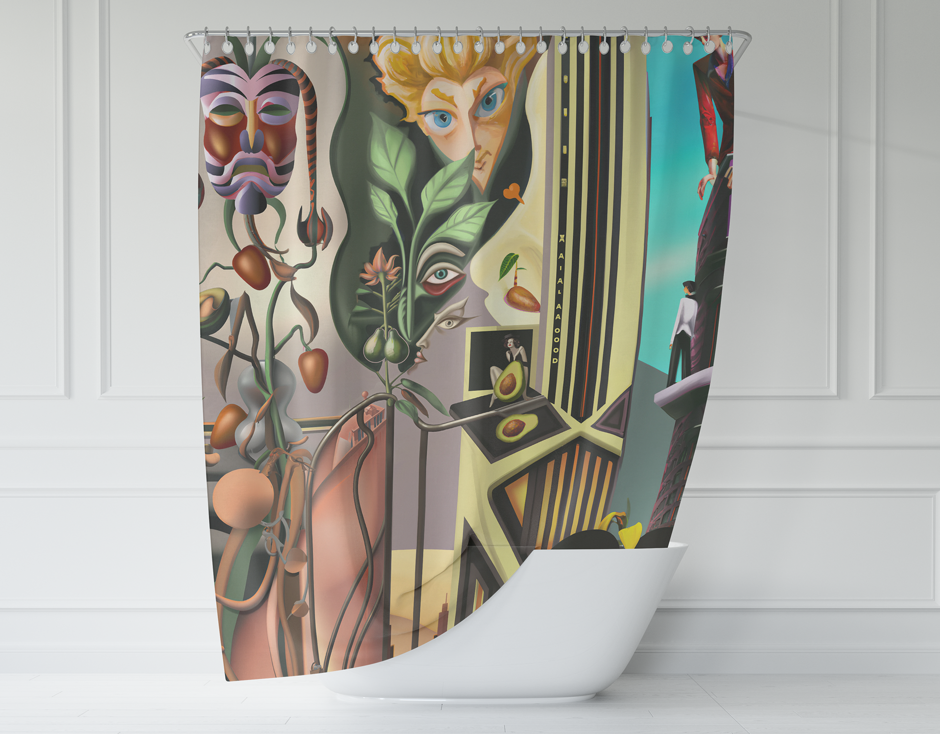 Expanded Crop: Shower Curtain