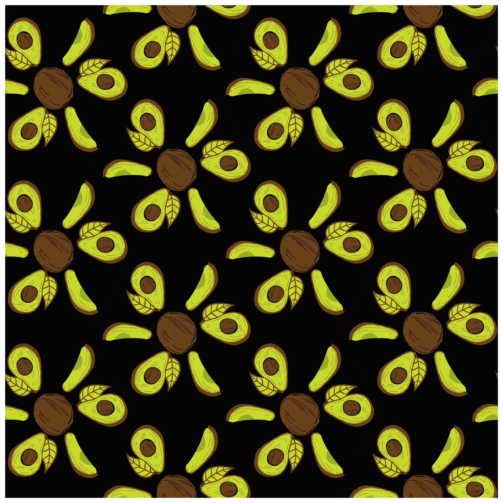 Radial Hexagon Design