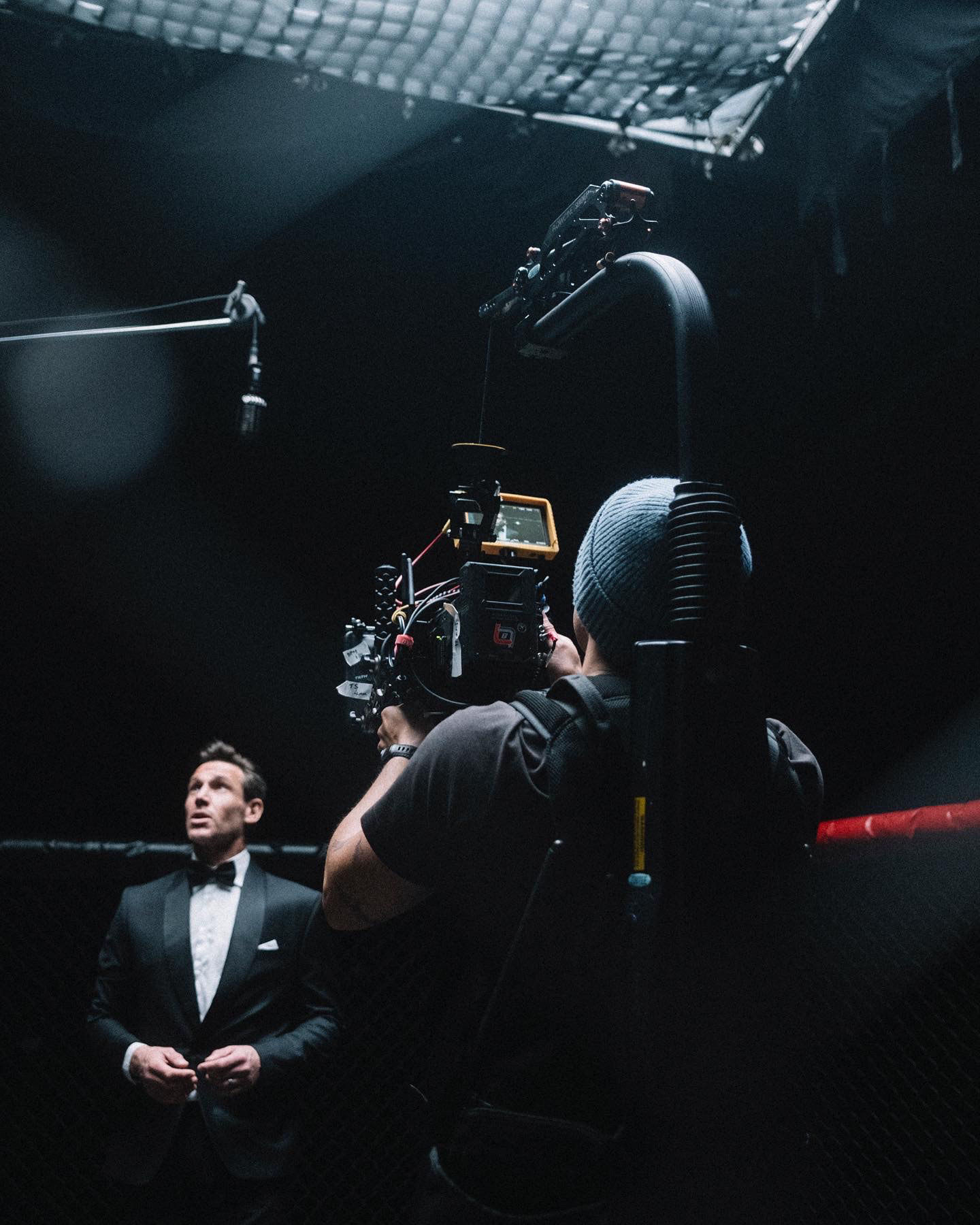 Ruan on set for Artgrid.