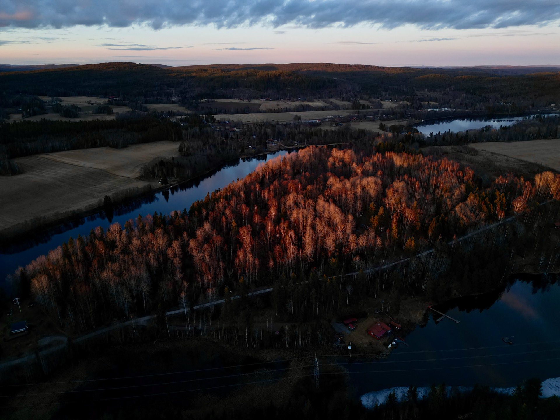 Påsk i soluppgång Dalälven 2026