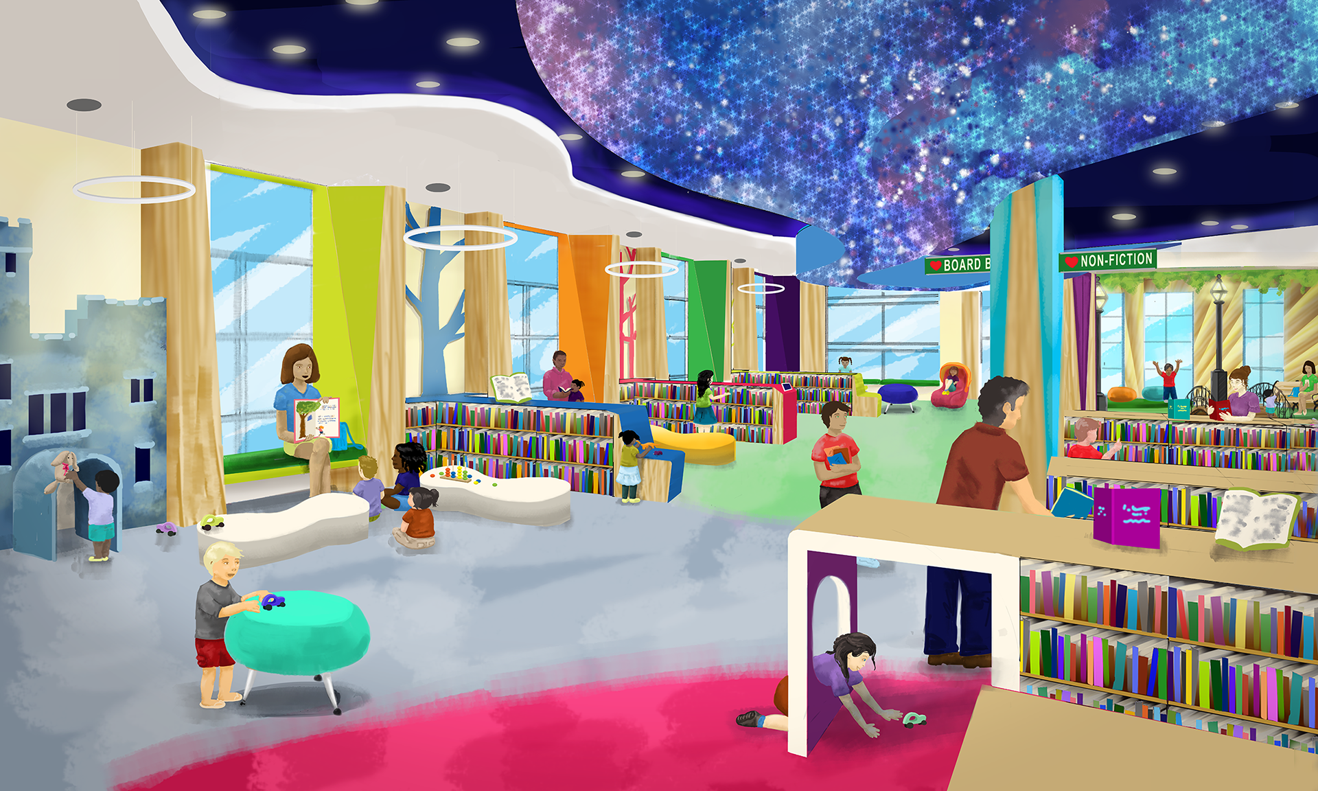Younge readers section