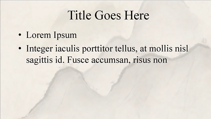 Content slide