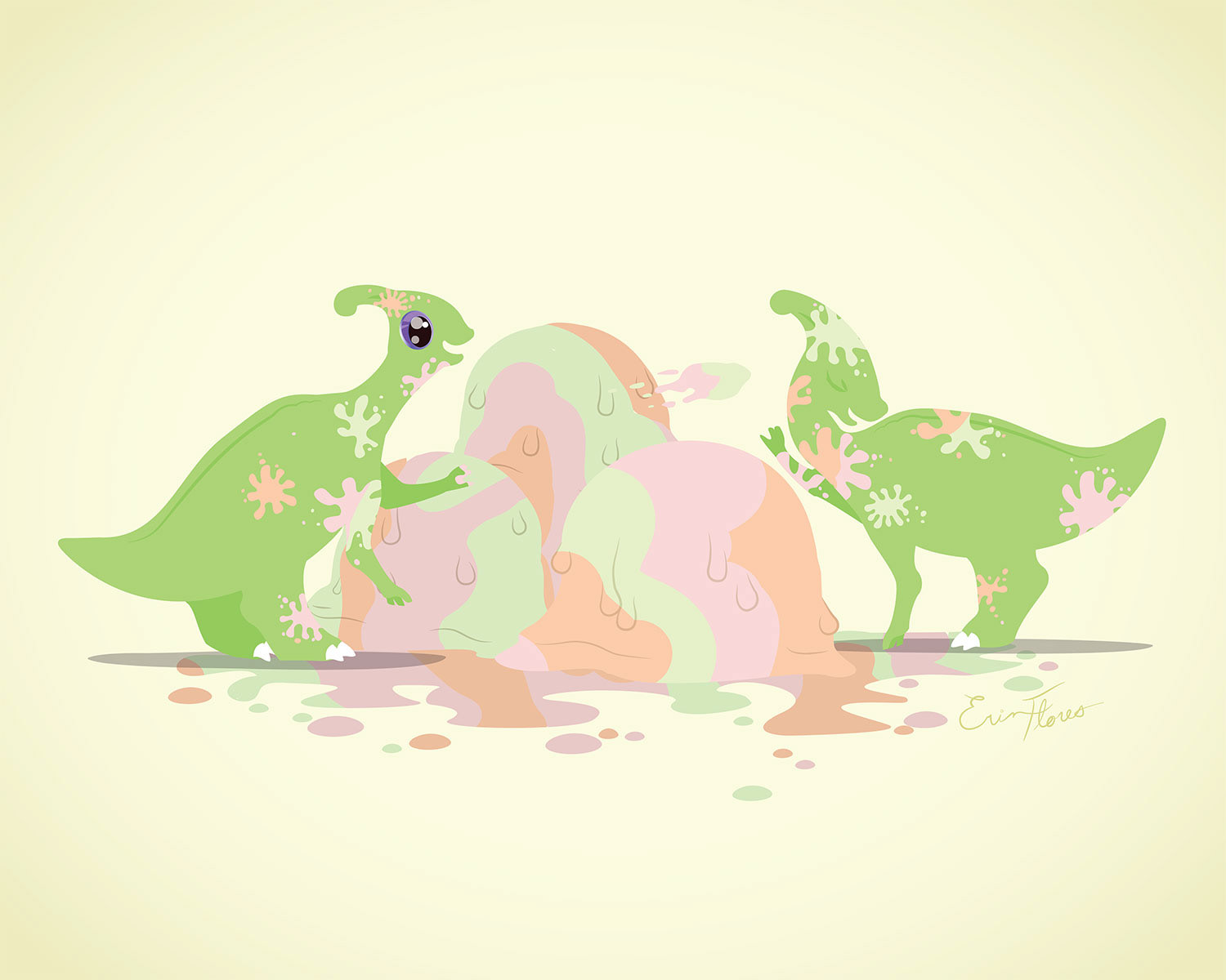 Parasaurolophus Sherbet Fight