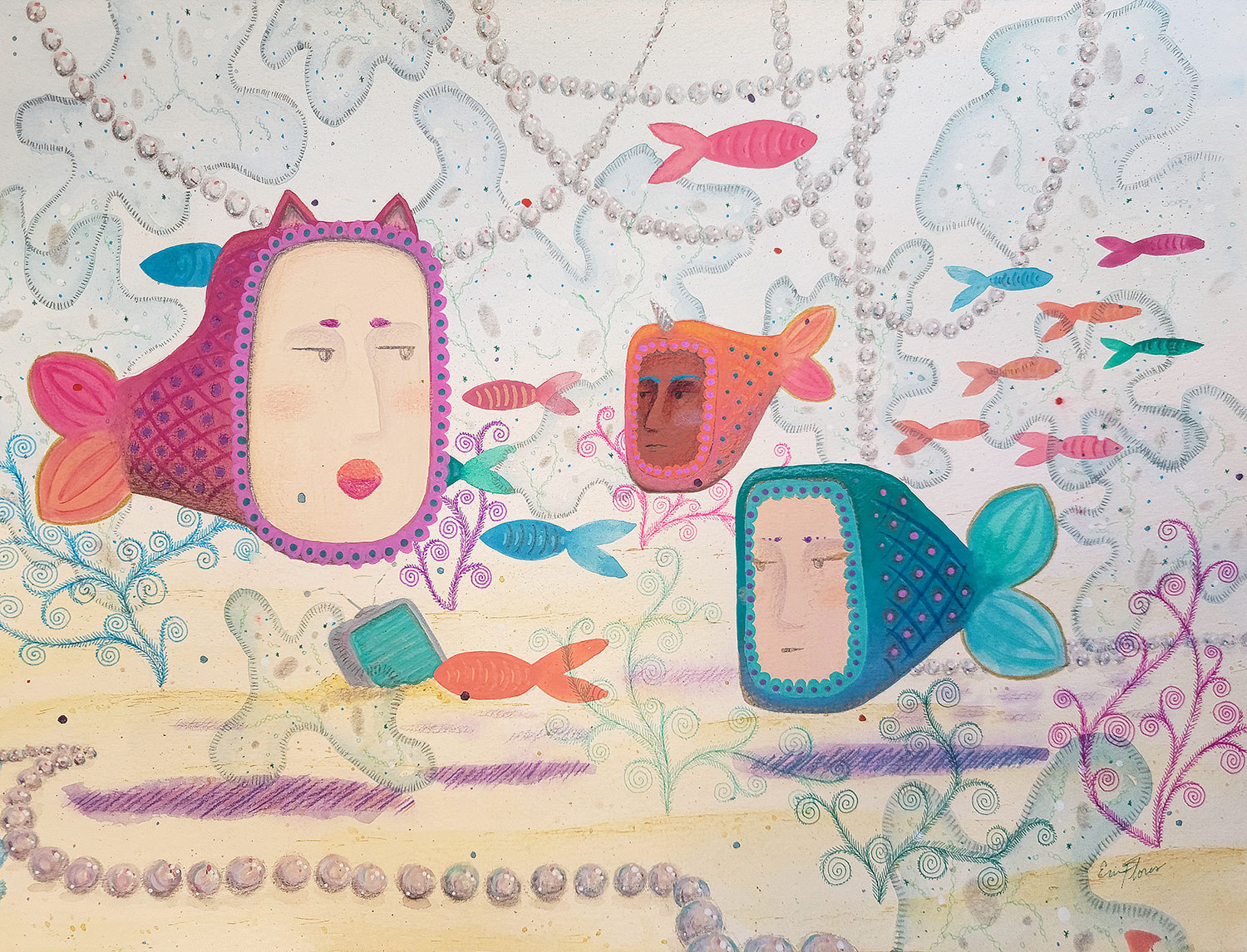 16"x12" Intro to Ham Fish