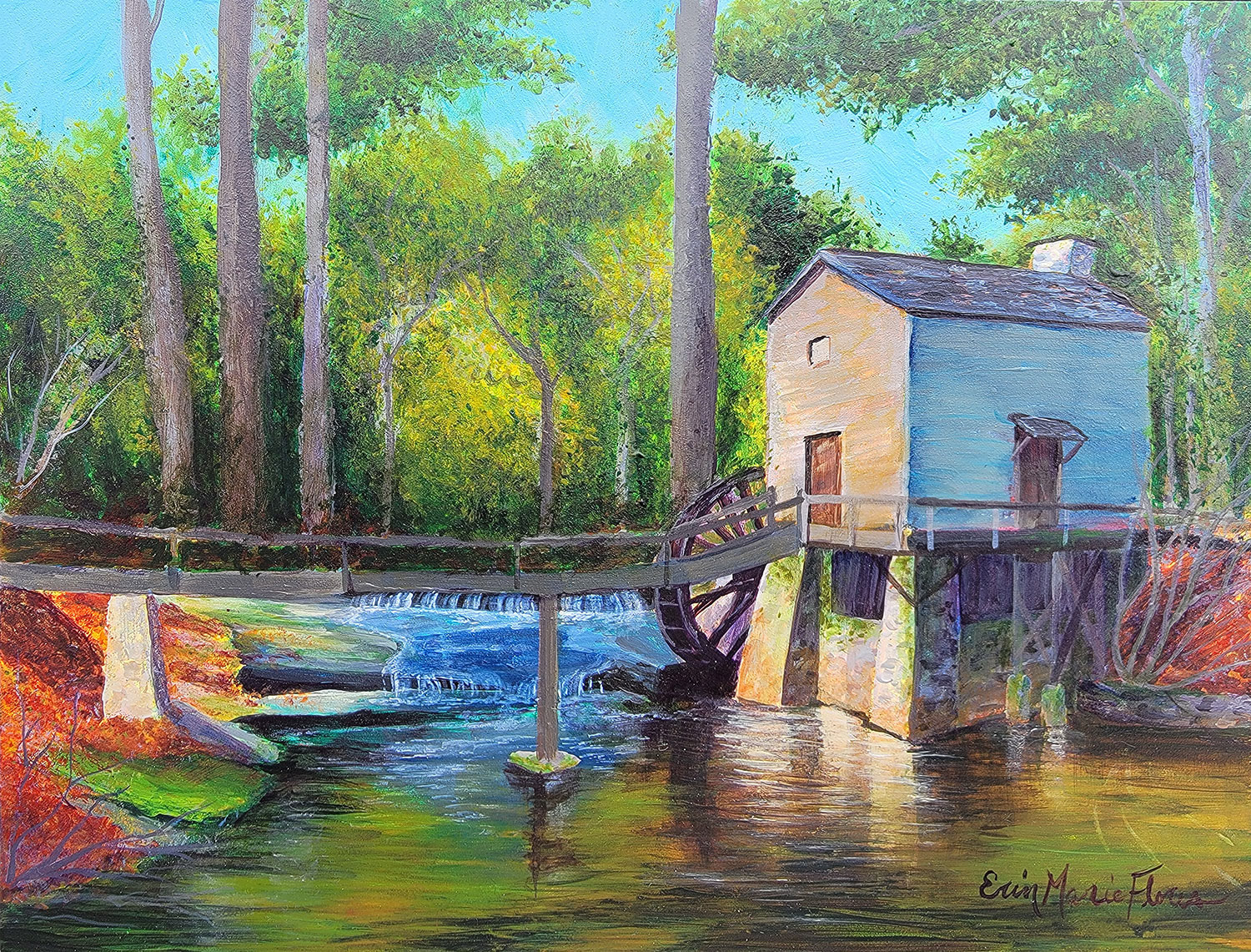 8"x10" The Gristmill, Georgia