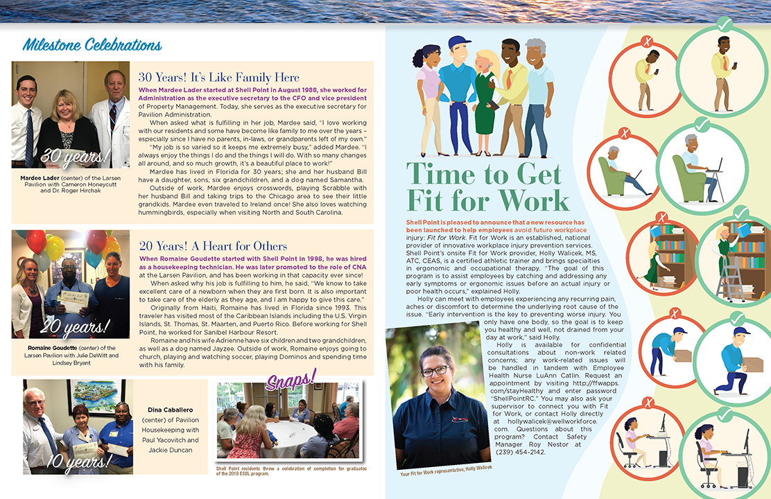 A3 bifold newsletter 2nd and 3rd page