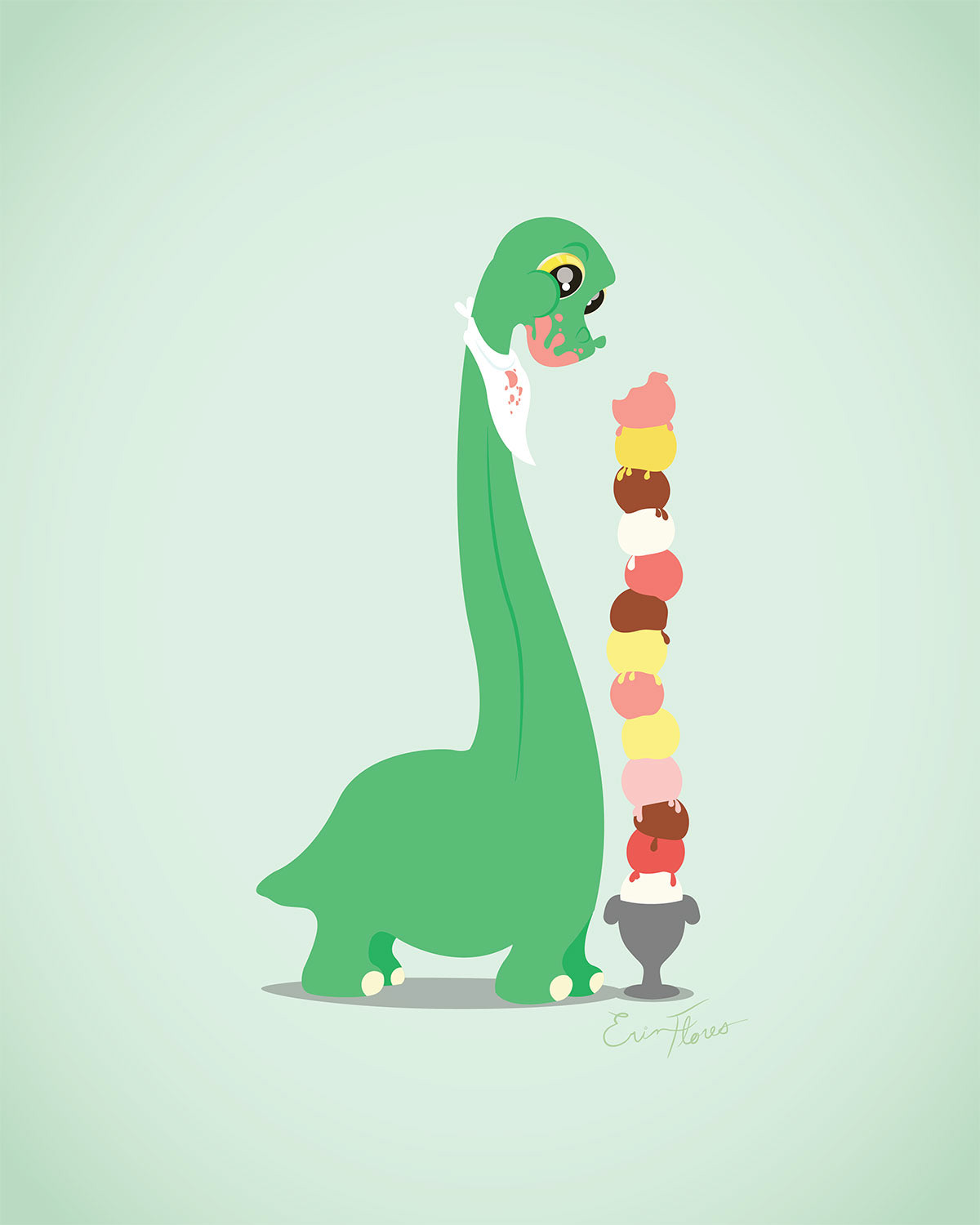 Apatosaurus with a Tall Stack