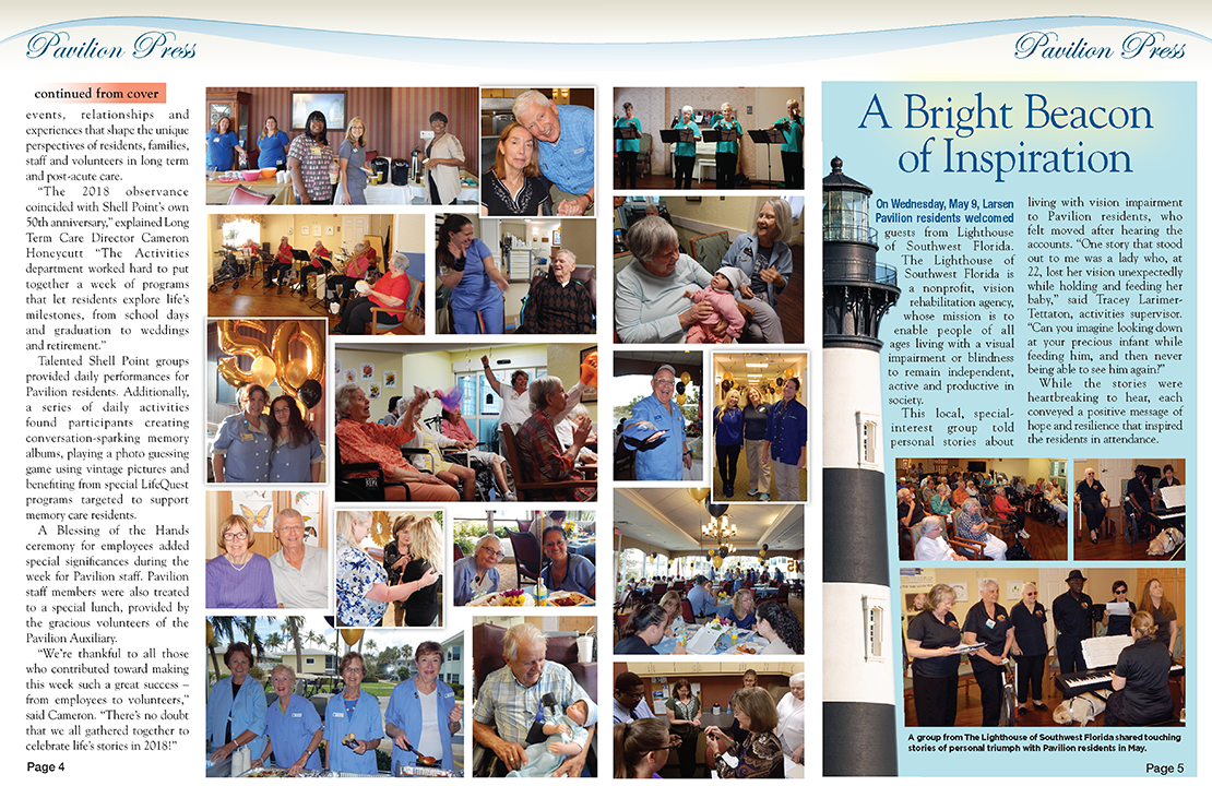 A3 bifold newsletter 4th and 5th page