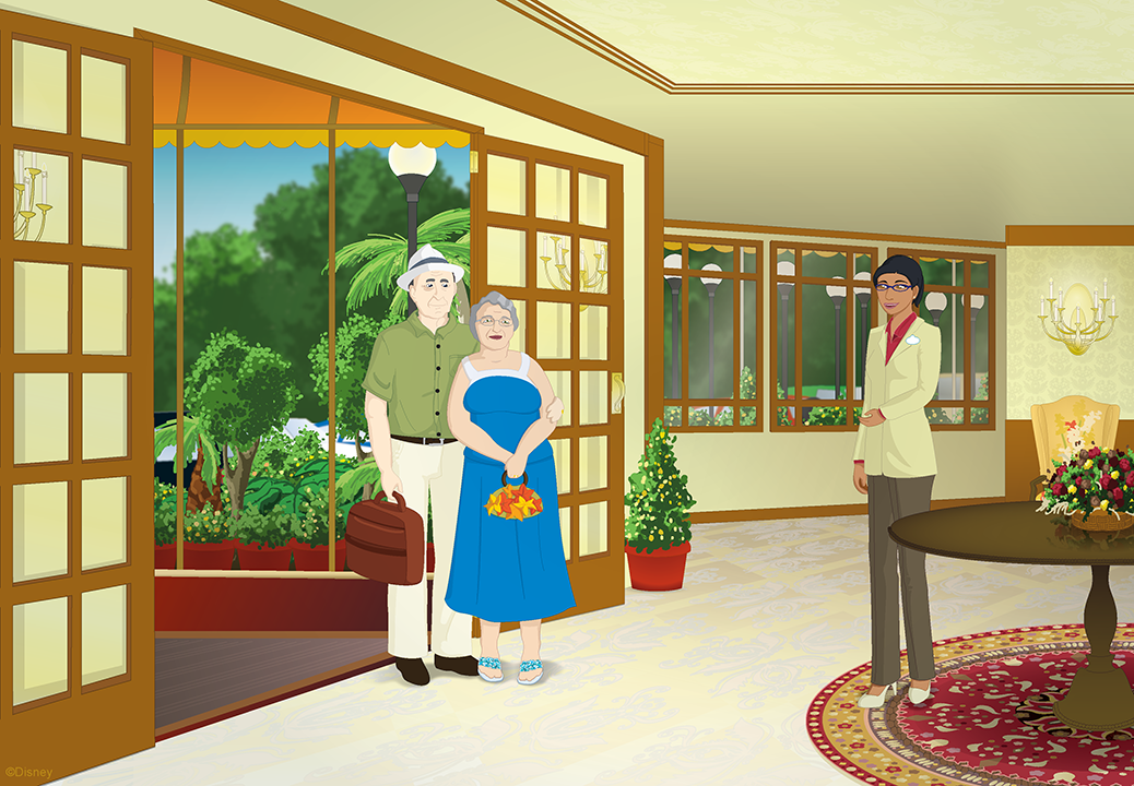 Characters from around the world, used in several scenes