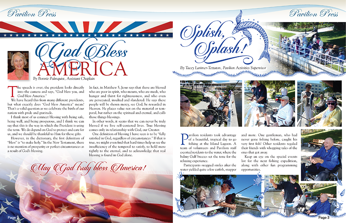 A3 bifold newsletter 2nd and 3rd page