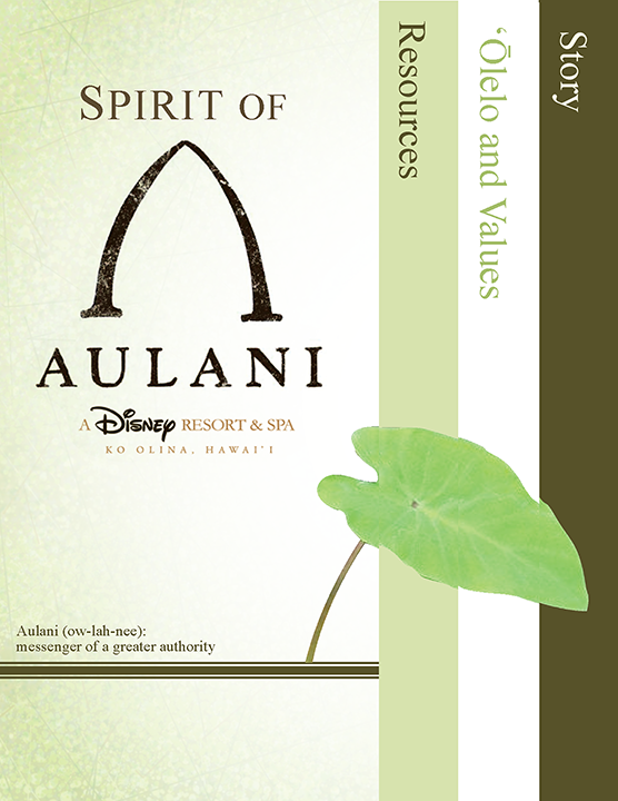 Final front view of multipage pamphlet with staggered page sizes