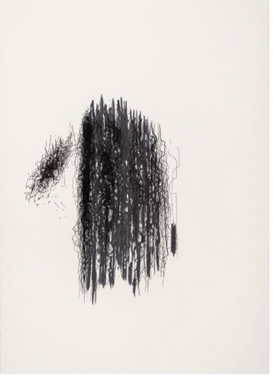 Sonya Rademeyer / "speaking strata" / 70cm(h) x 50 cm(w) / pen drawing on Artistico Fabriano 300gms / 2020 – 2023