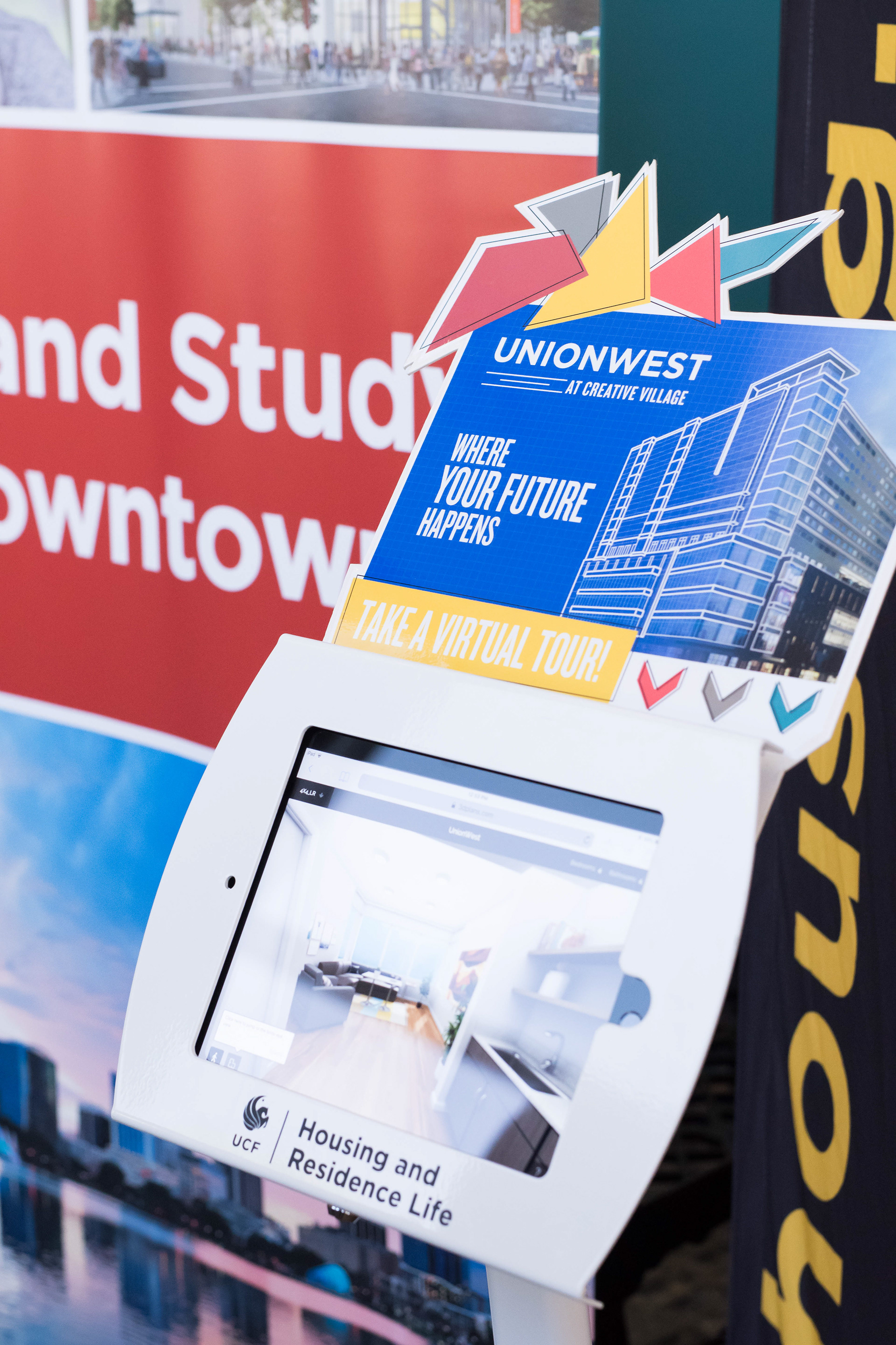Ipad stand signage