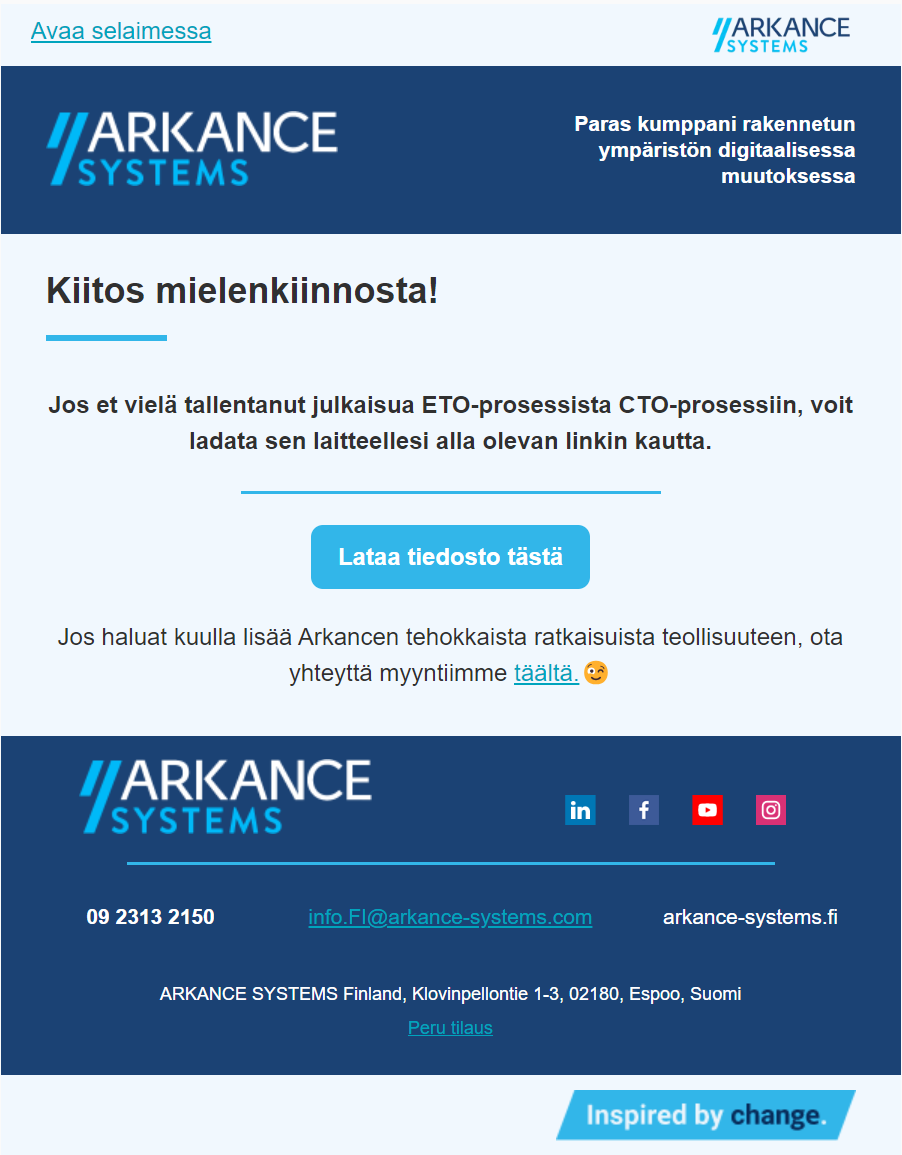 Automated email