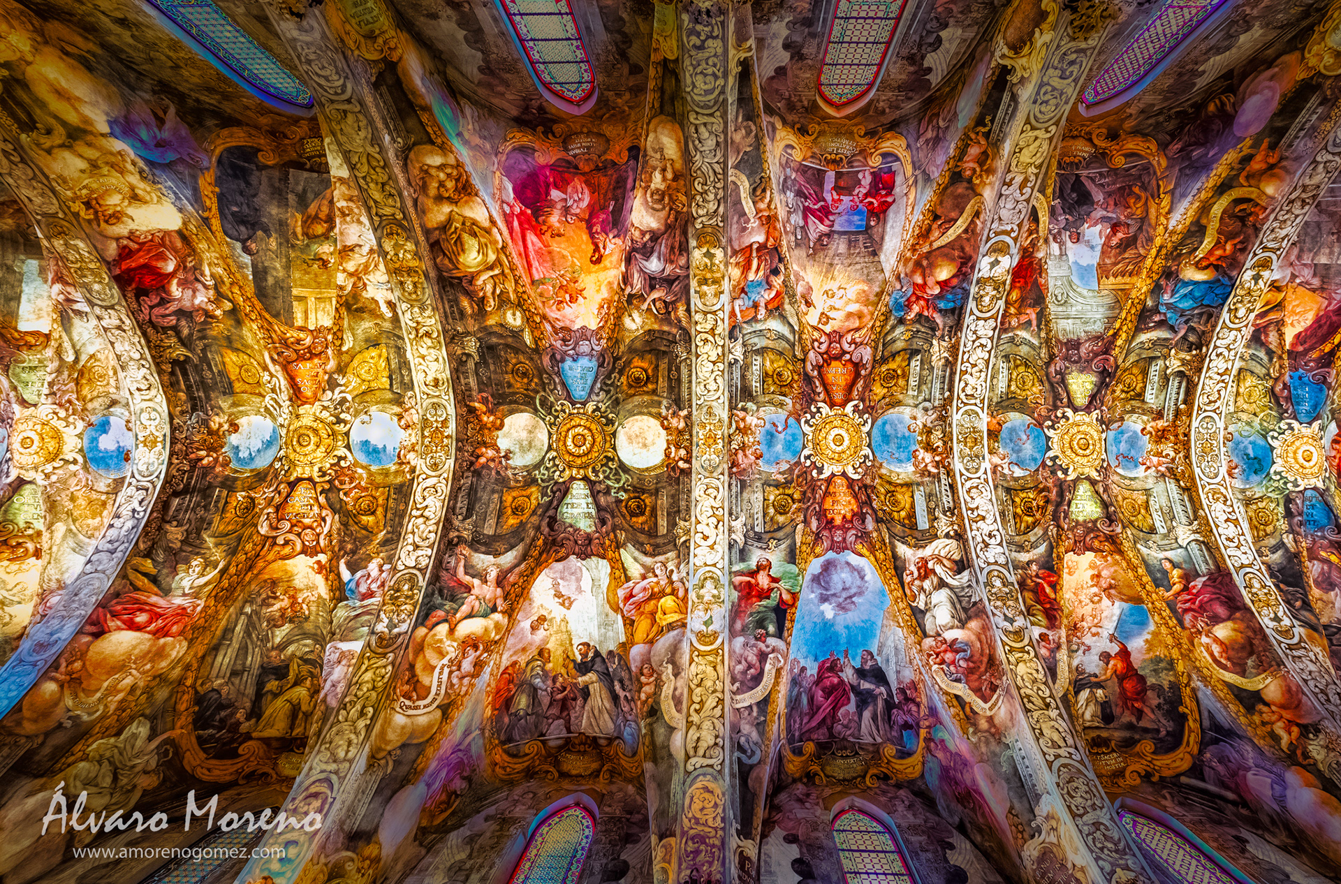 Bóveda de la parroquia-museo de San Pedro Mártir y San Nicolás de Bari de Valencia