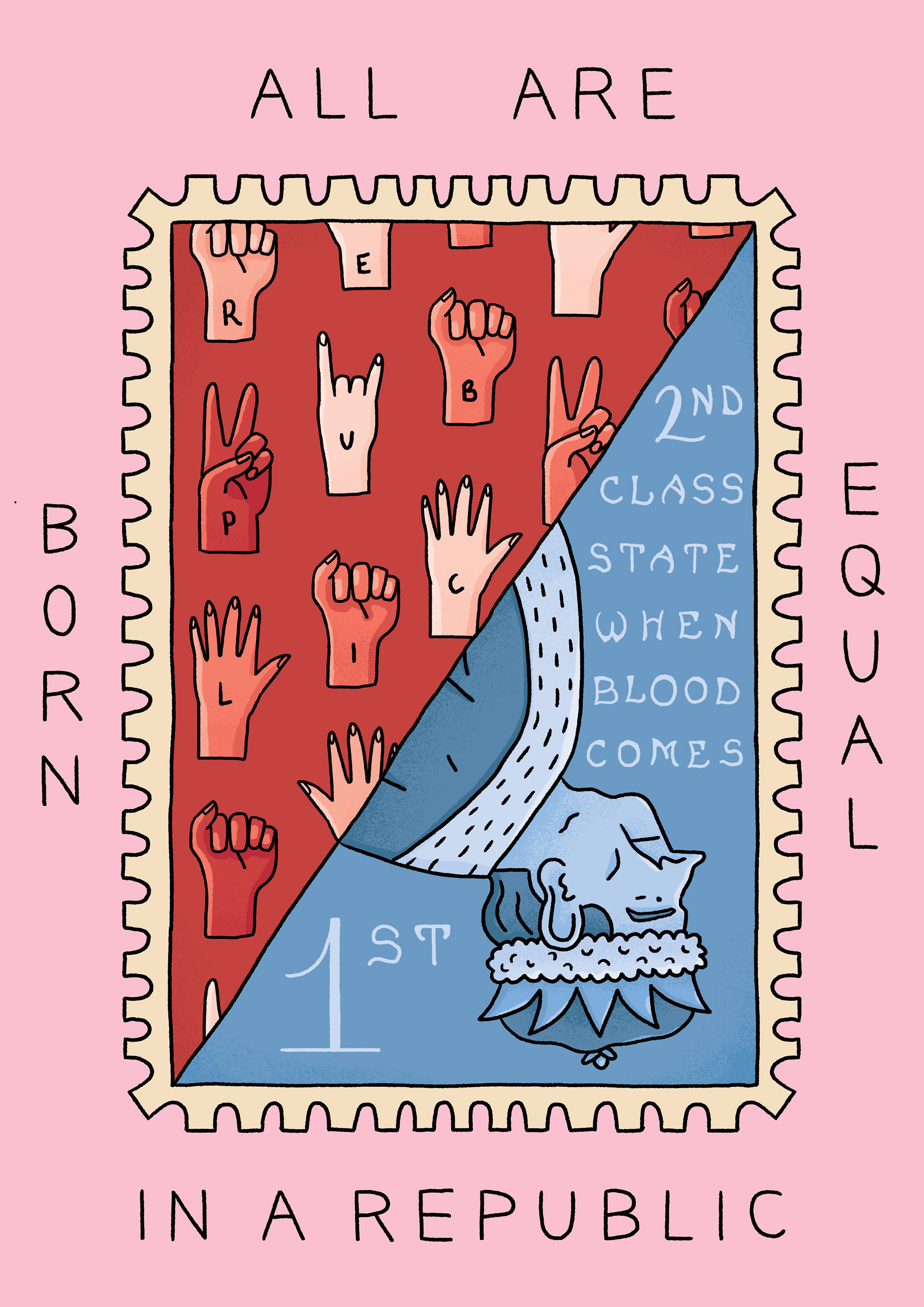 Not My King illustration for a republic