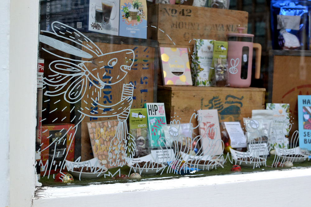 Aroma Coffee window