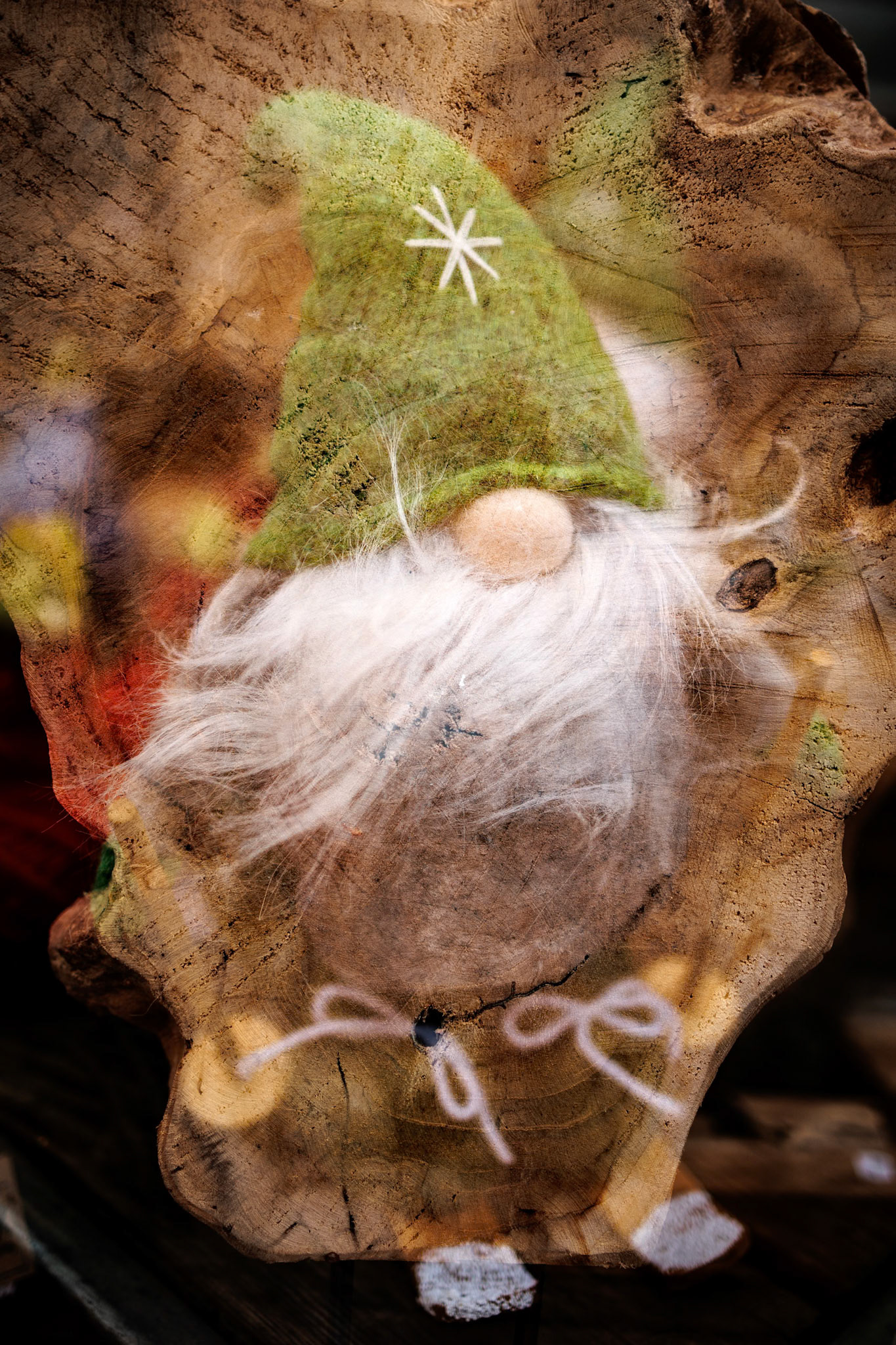 dubbele belihcting van twee scherpe foto's