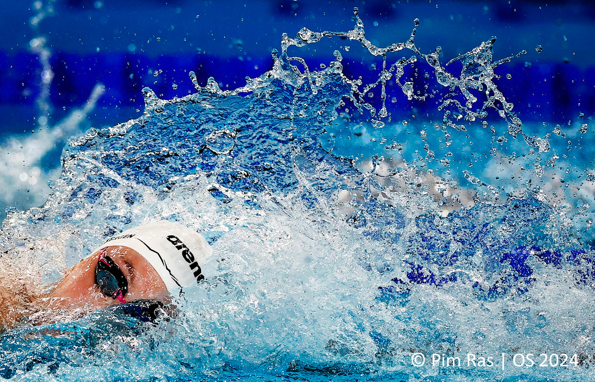 Olympische Spelen 2024 ParijsMarrit Steenbergen eindigt als zevende op de 100 meter vrije slag. Ze werd zevendeFoto ; Pim Ras