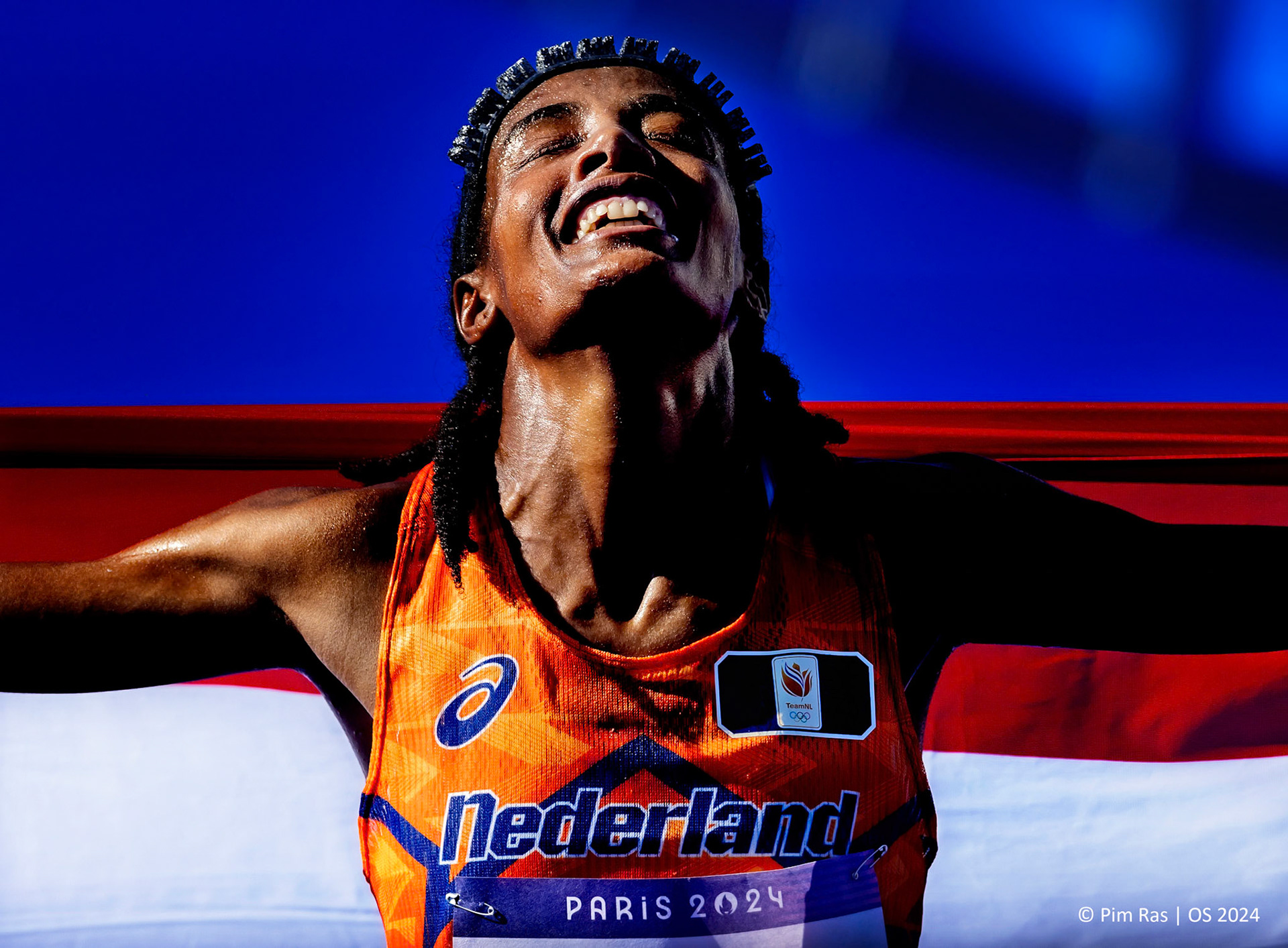 Olympische Spelen 2024 ParijsSifan Hassan flikt het ongelofelijke. Ze wint ook nog eens de Olympische marathon van ParijsFOTO VOOR FOTOPAGINA GROOTSTFoto ; Pim Ras
