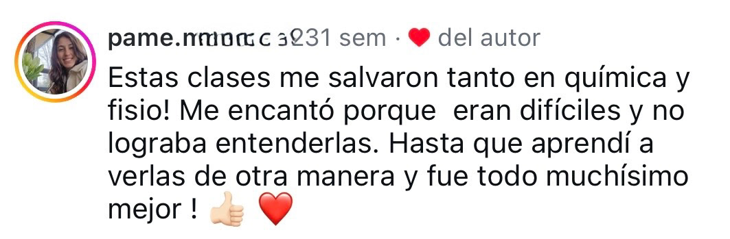 Pame cambio su visión de ver las materias!!!