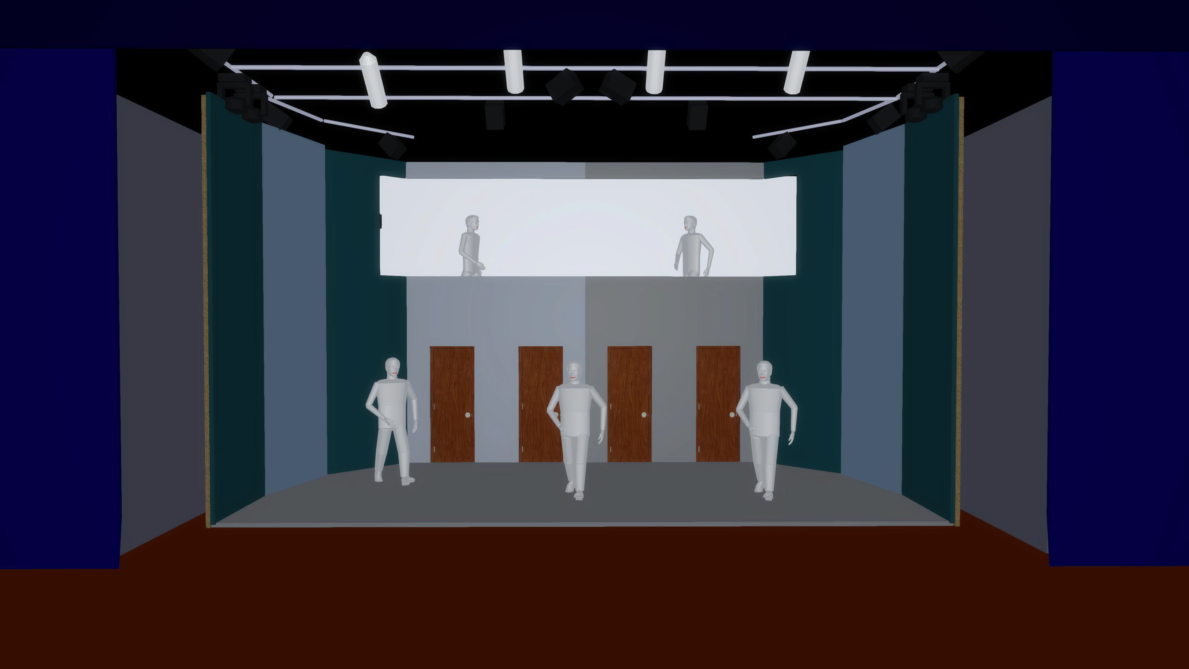 3D Design for John Godber's 'Bouncers'