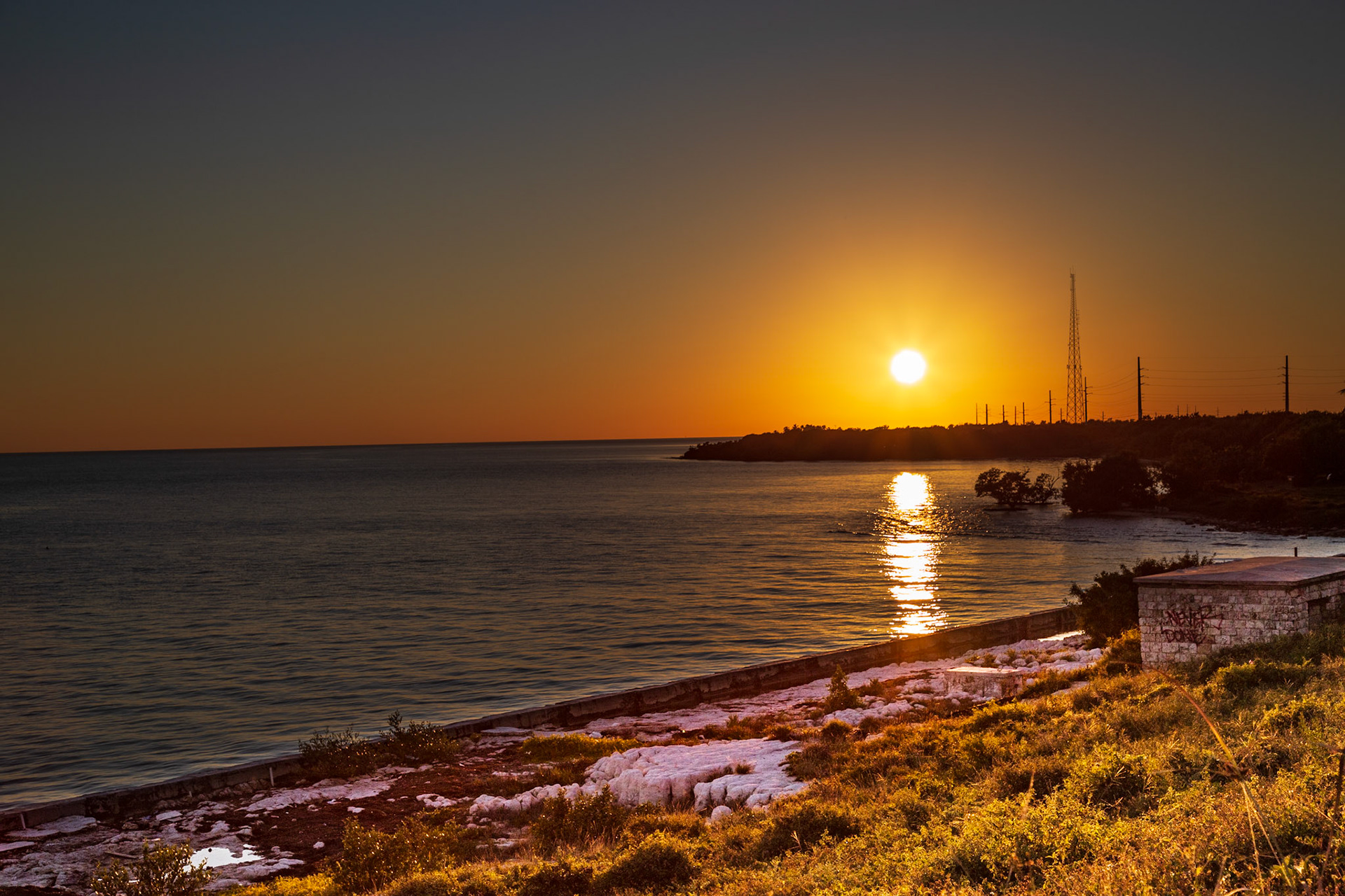 Sunset, Shark Bridge, Key West