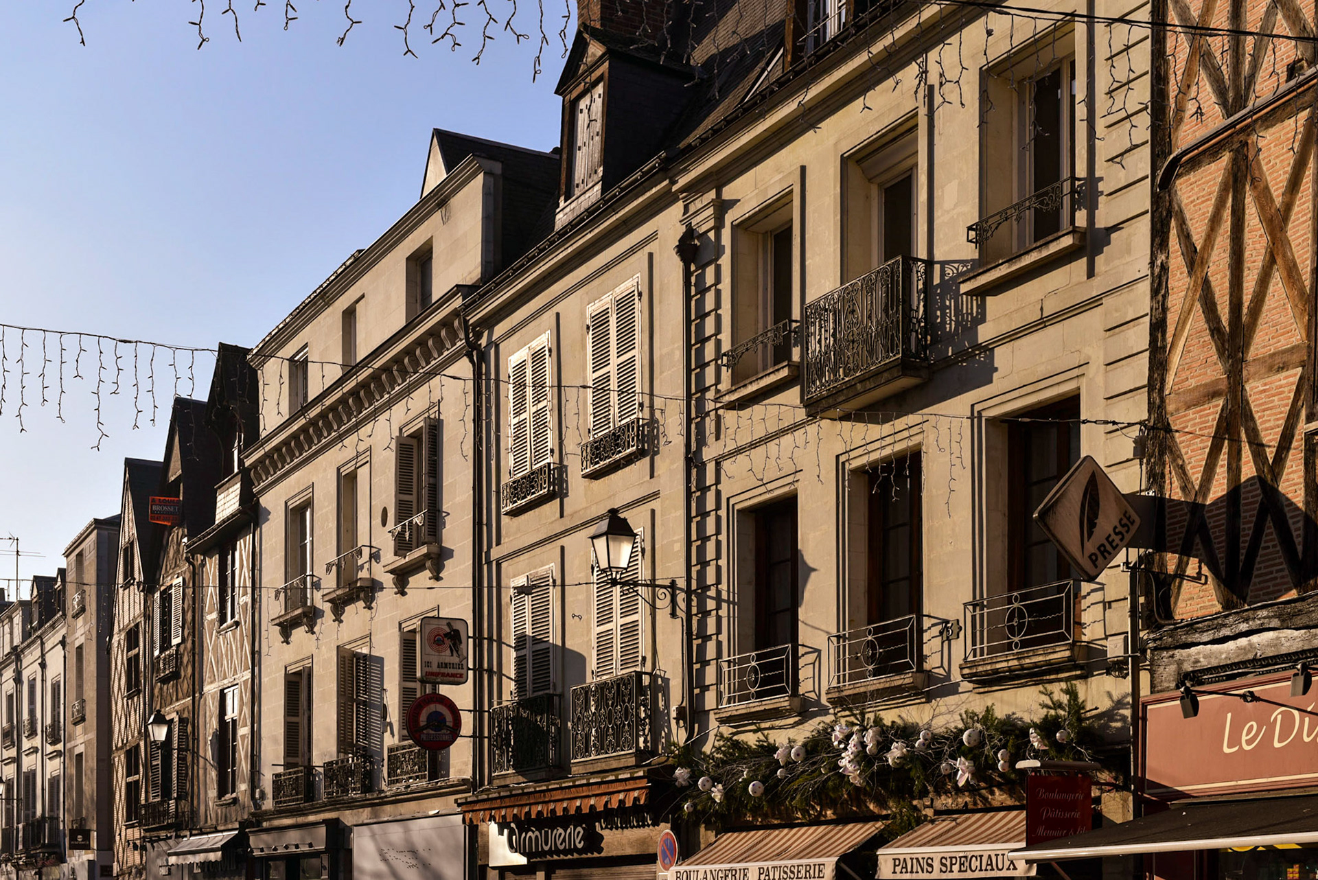 Les fenêtres dans le Vieux Tours