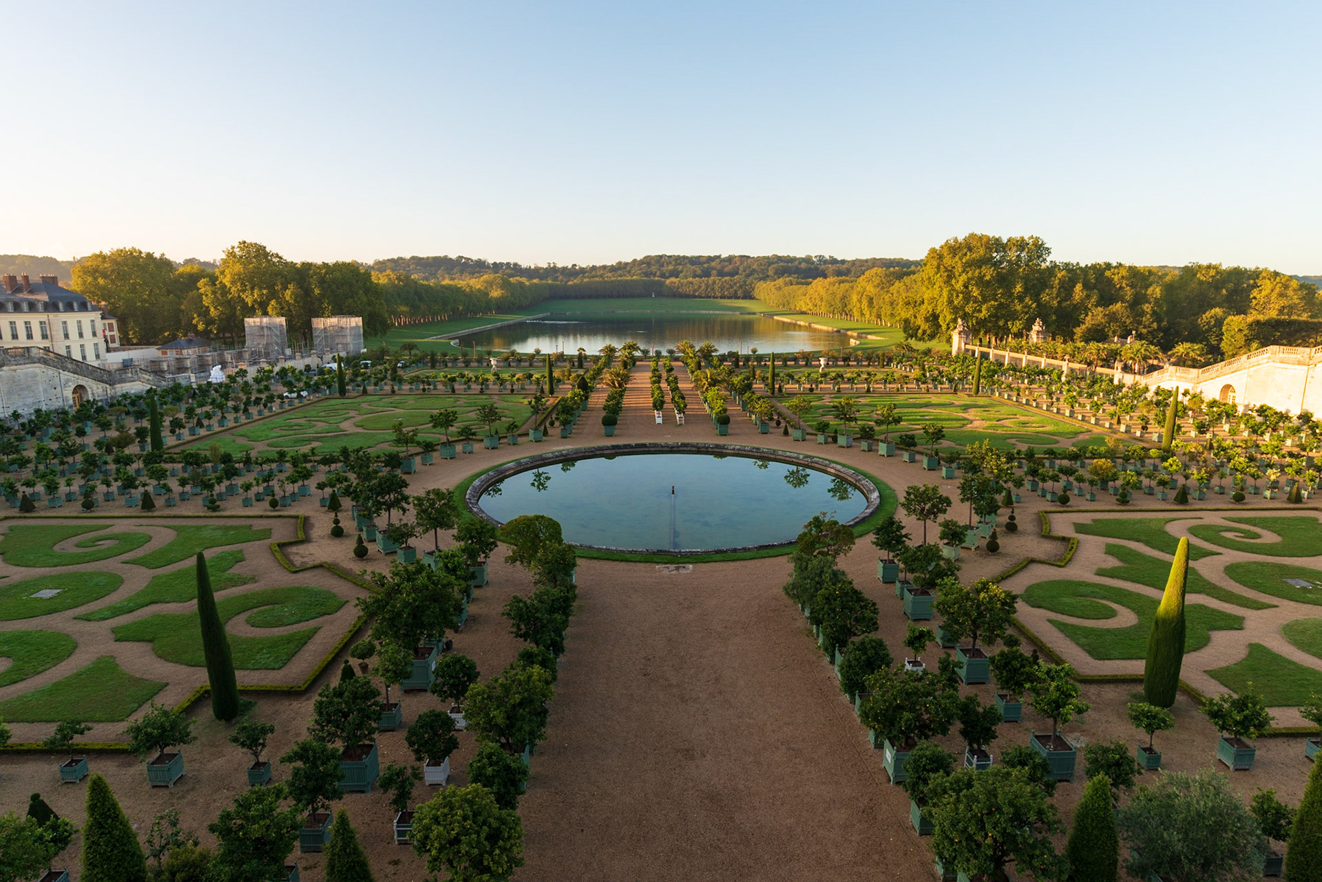 Jardins du Château de Versailles, un matin d'automne