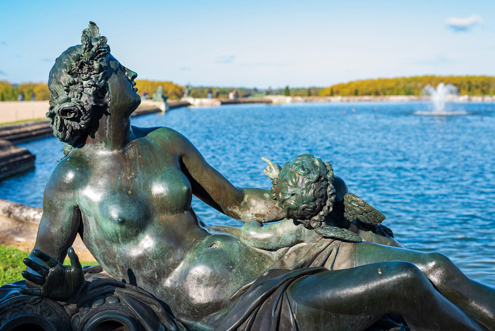 Jardins du Château de Versailles, un matin d'automne
