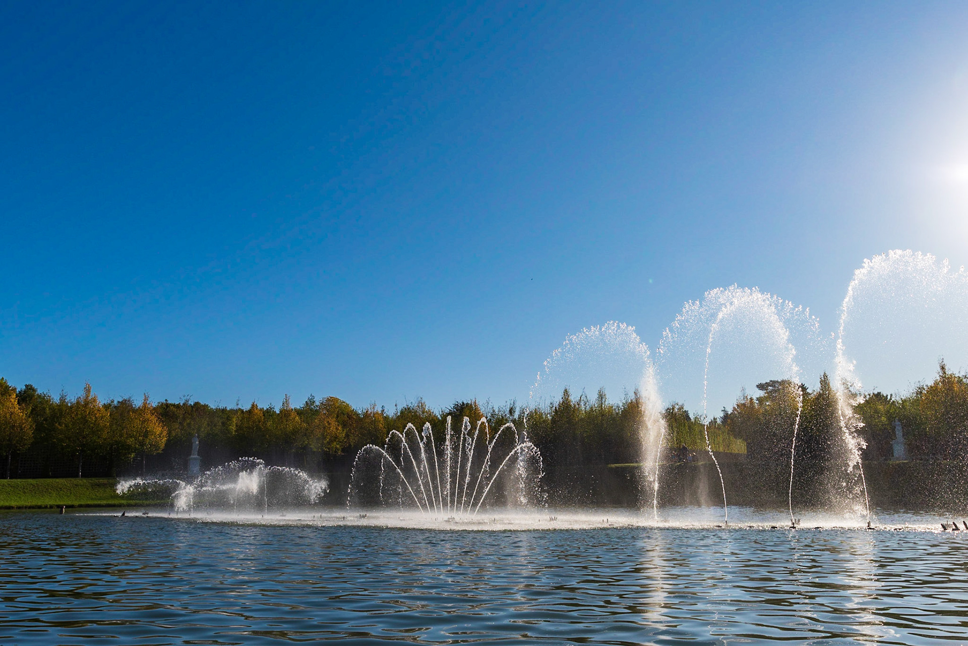 Jardins du Château de Versailles, un matin d'automne