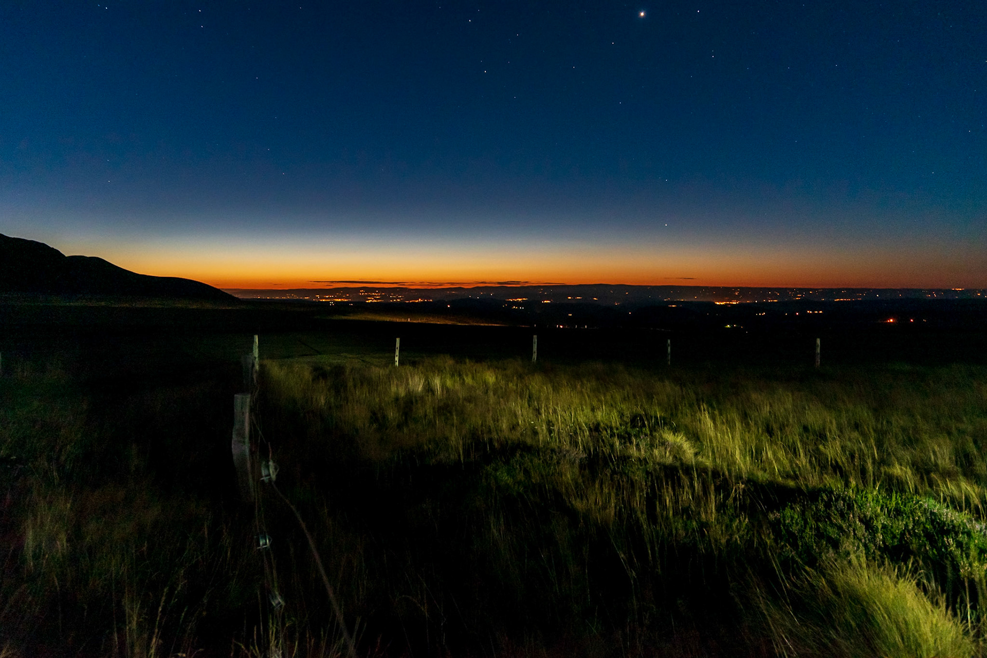 L'aube sur le massif du Sancy