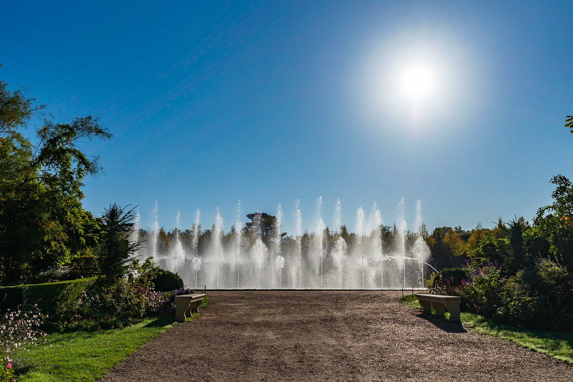 Jardins du Château de Versailles, un matin d'automne