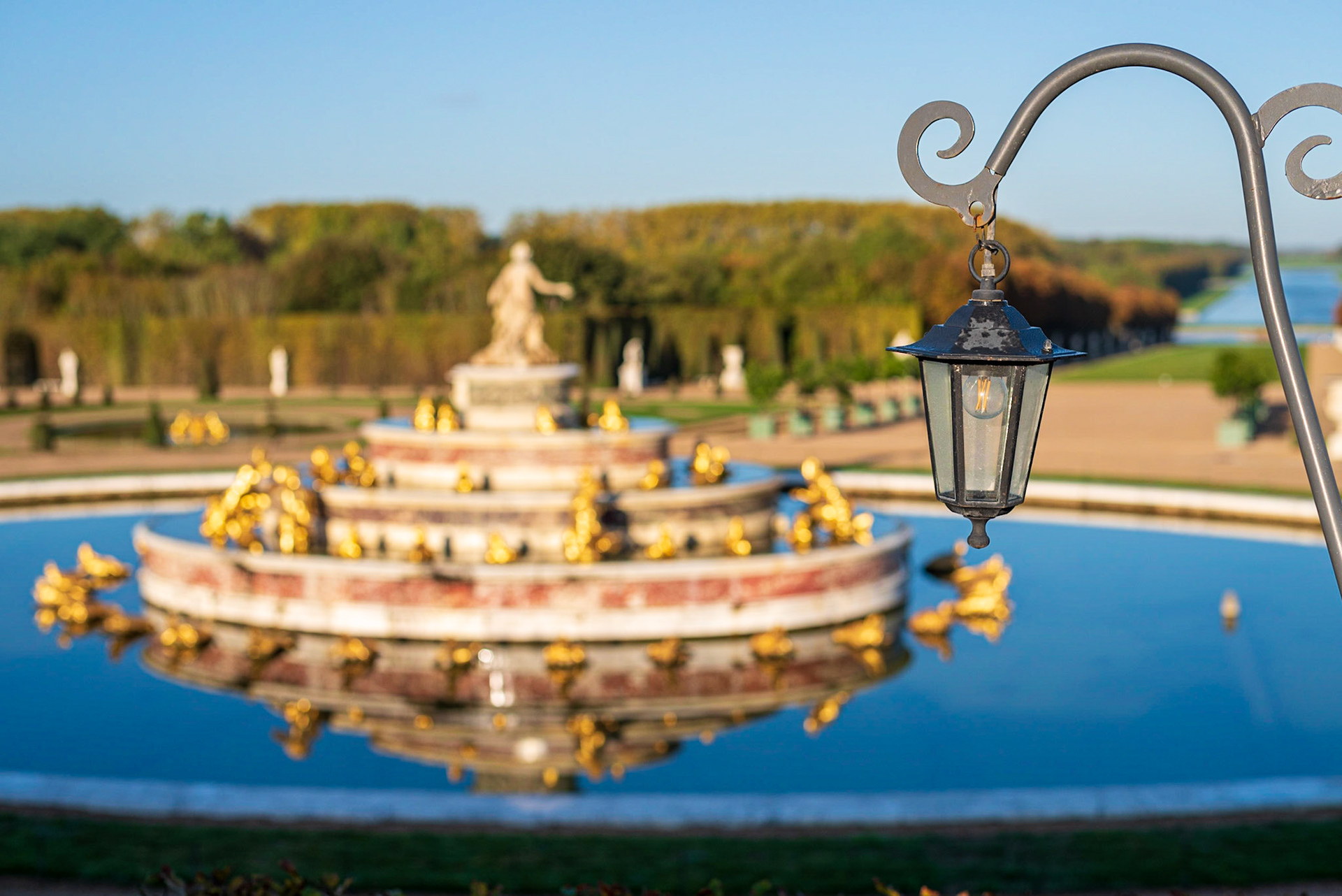 Jardins du Château de Versailles, un matin d'automne