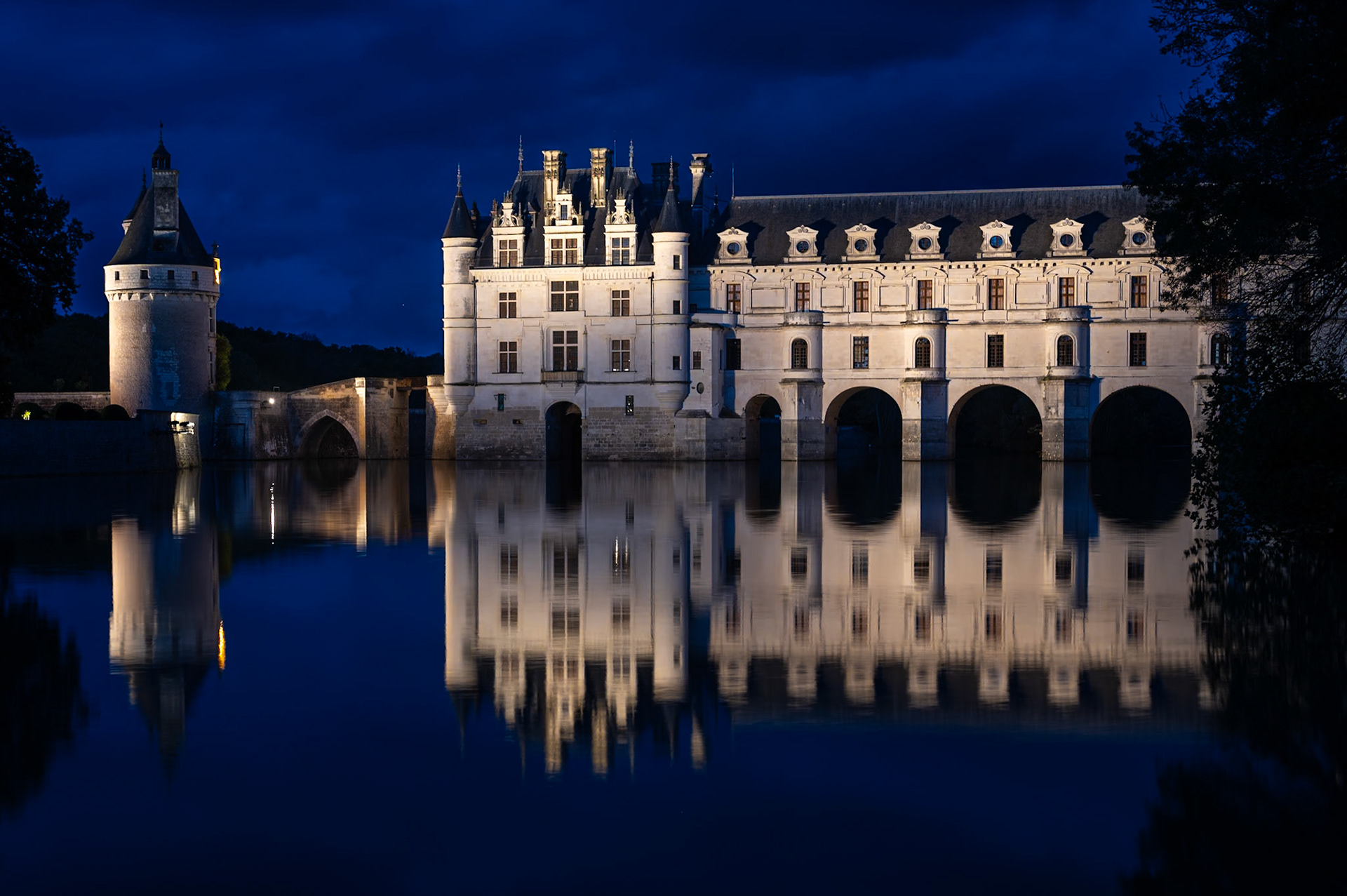 Façade ouest du Château de Chenonceau