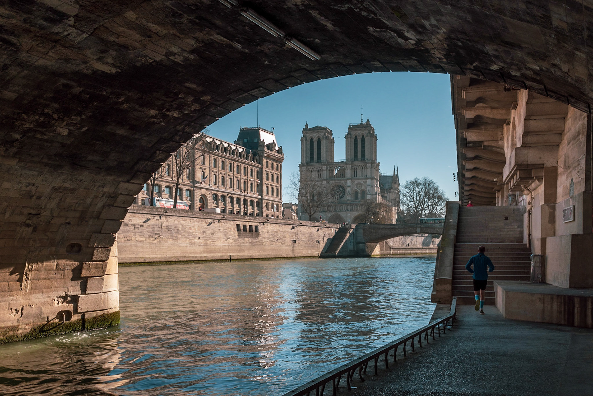 Les charmes d'une sortie au bord de la Seine, hiver 2019