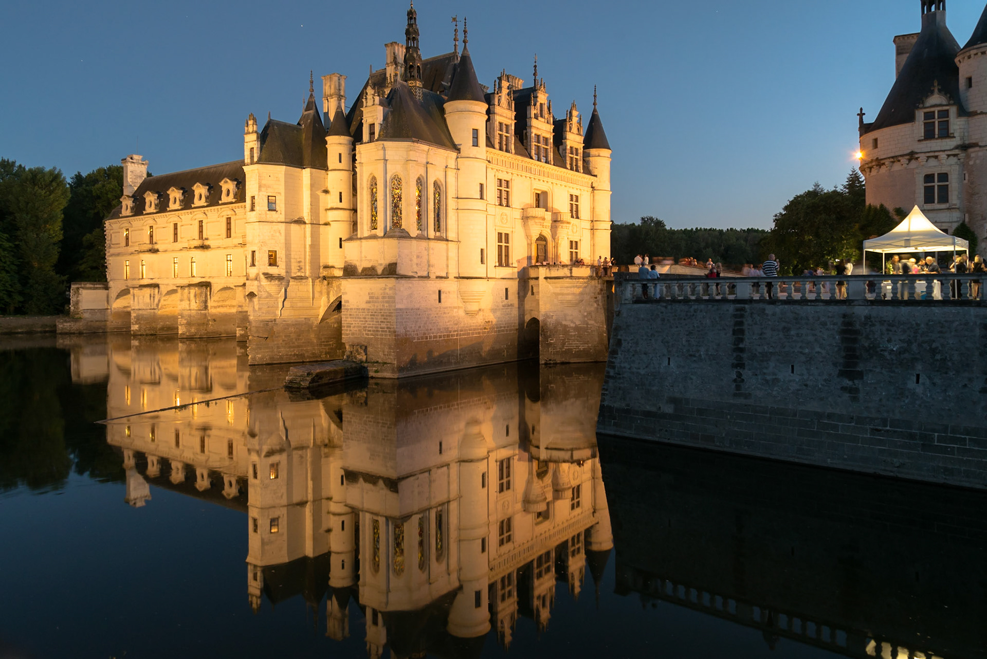 Nocture et dégustation sous les étoiles au château de Chenonceau