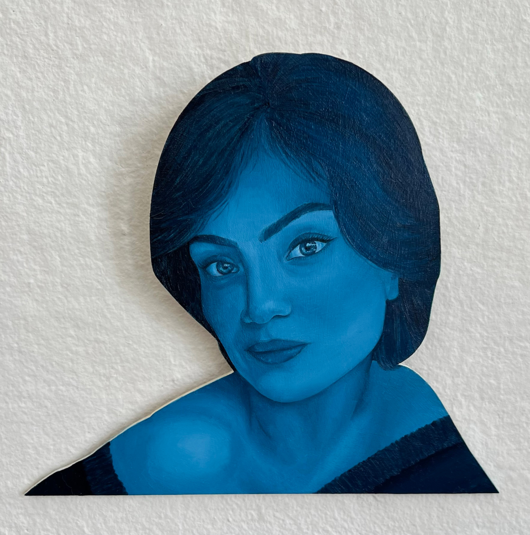 BLUE, Oil on MDF, 2023