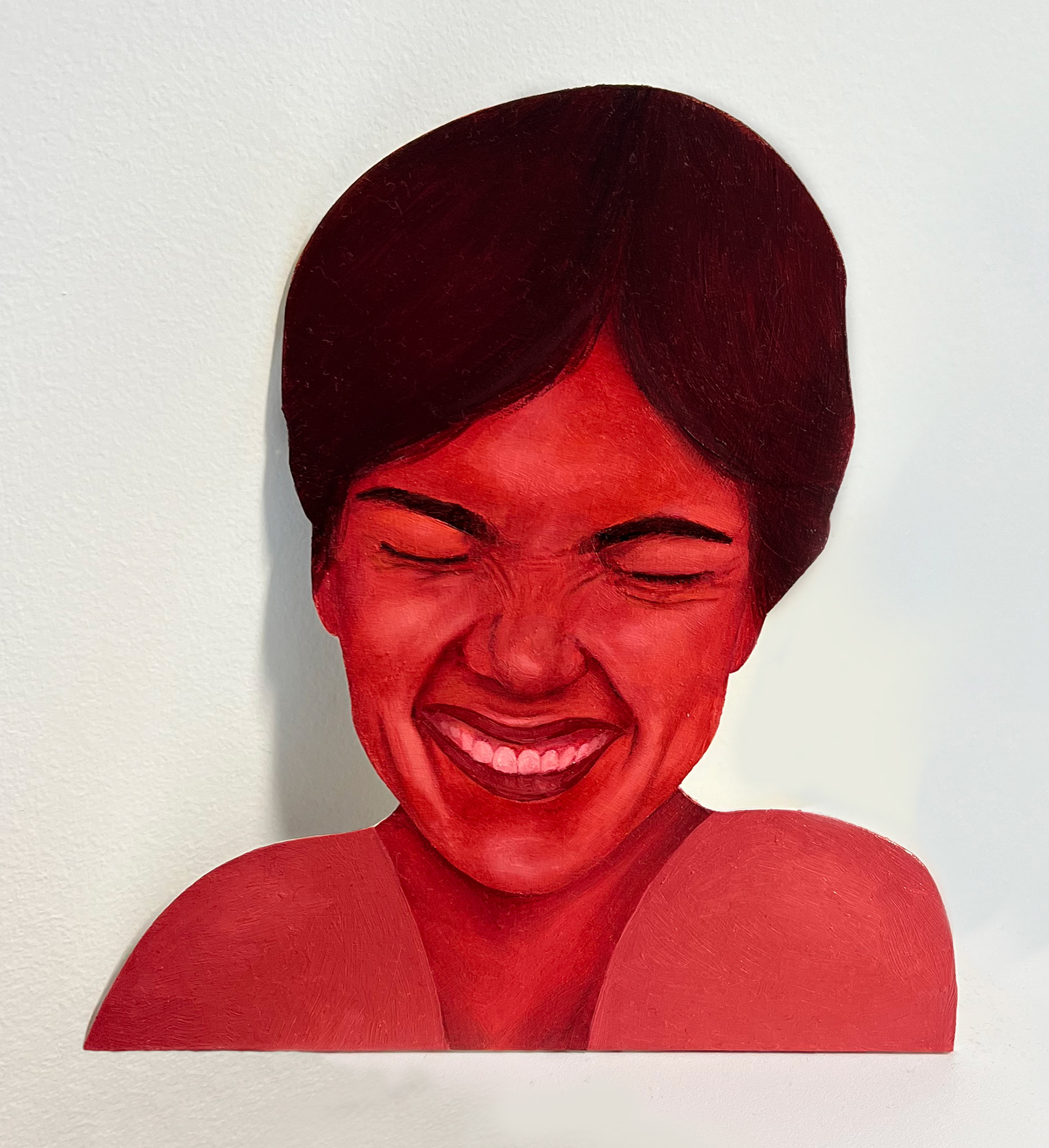 RED, Oil on MDF, 2023