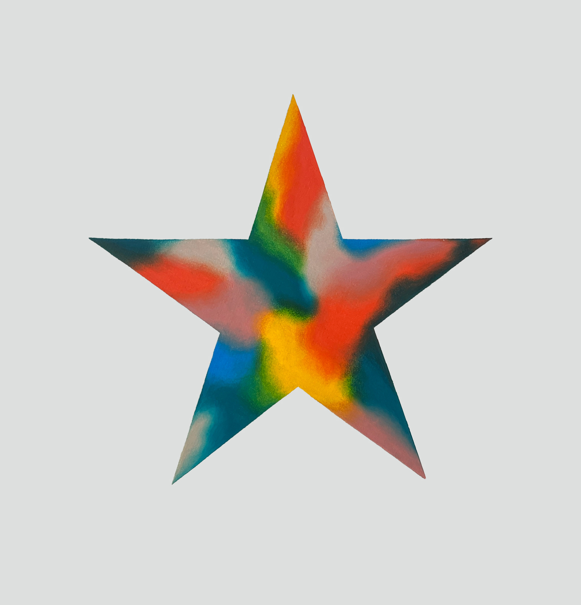 STAR, Colored Pencil on Paper, 2023