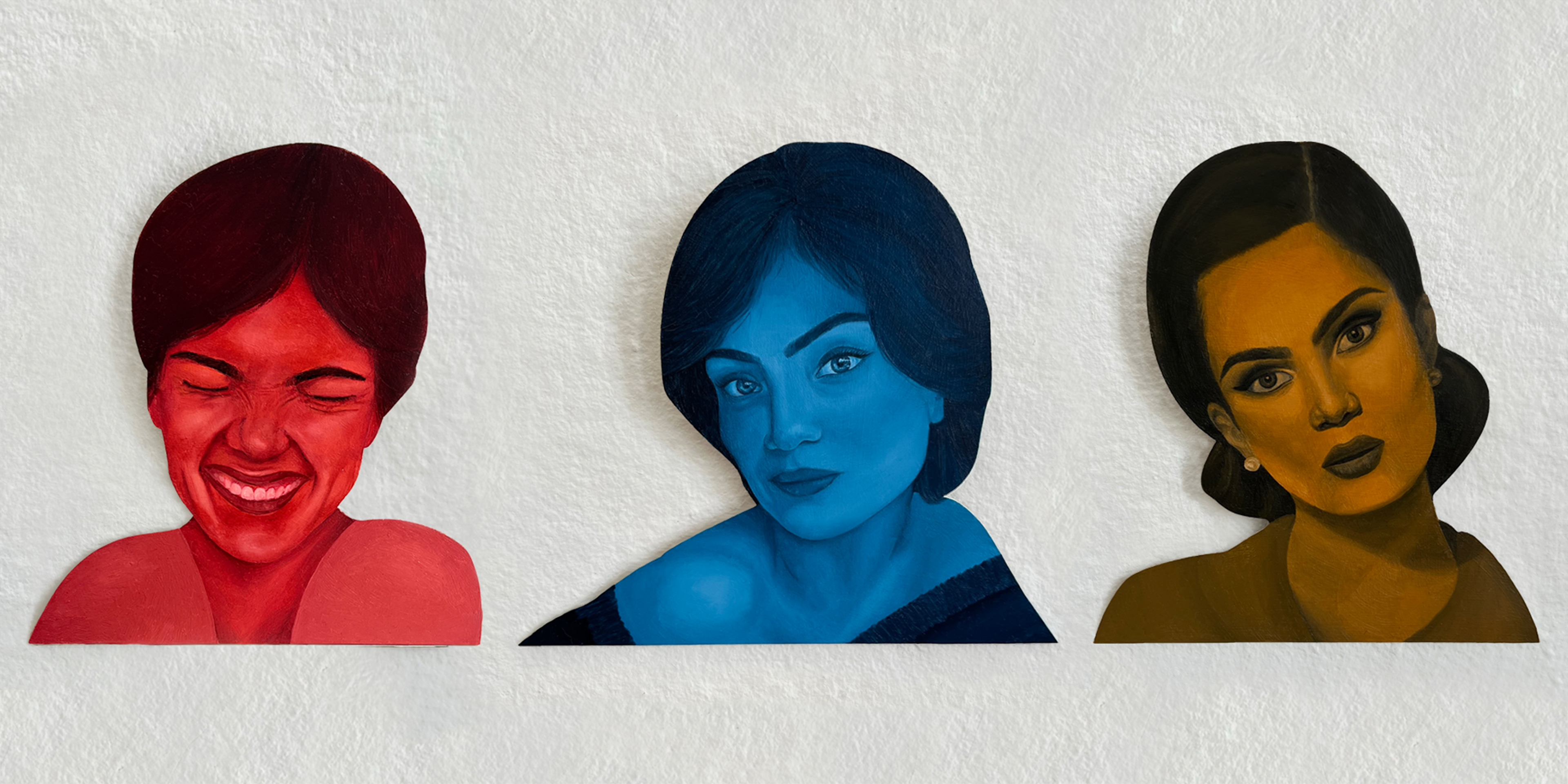 "PRIMARY" Series, Oil on MDF, 2023