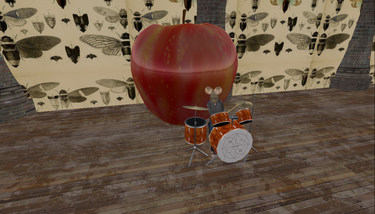 Preparing avatars for the live Dana Reason Ensemble performance at Disjecta . 2018