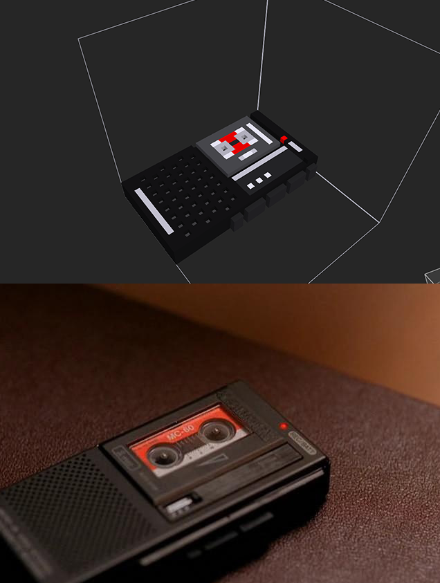 making of agent cooper's tape recorder